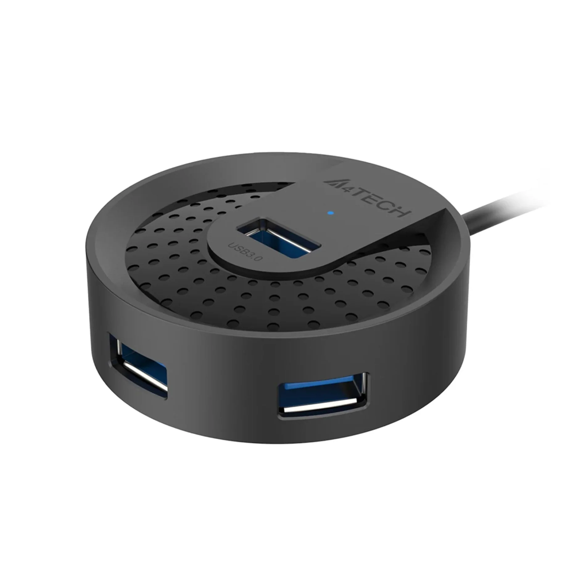 4-Port USB Hub - Black