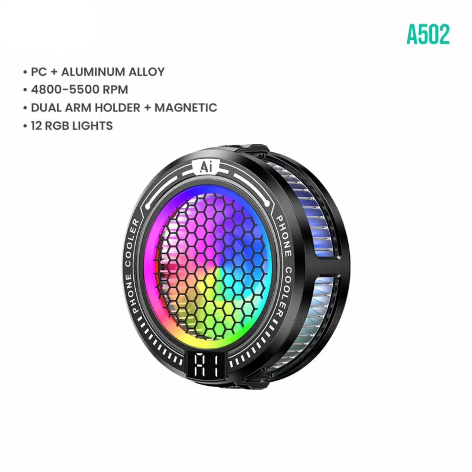 A502 Magnetic Phone Cooler