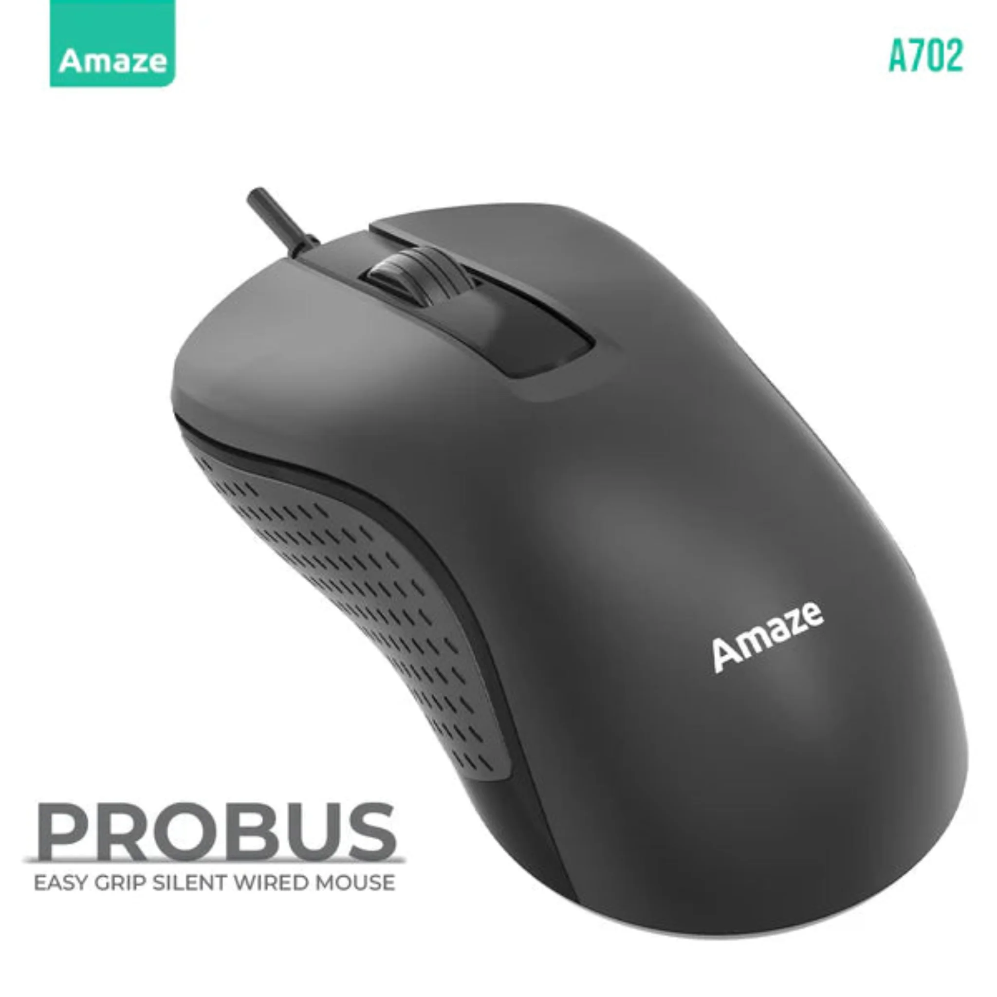 Amaze A702 ProBus Silent Wired Mouse