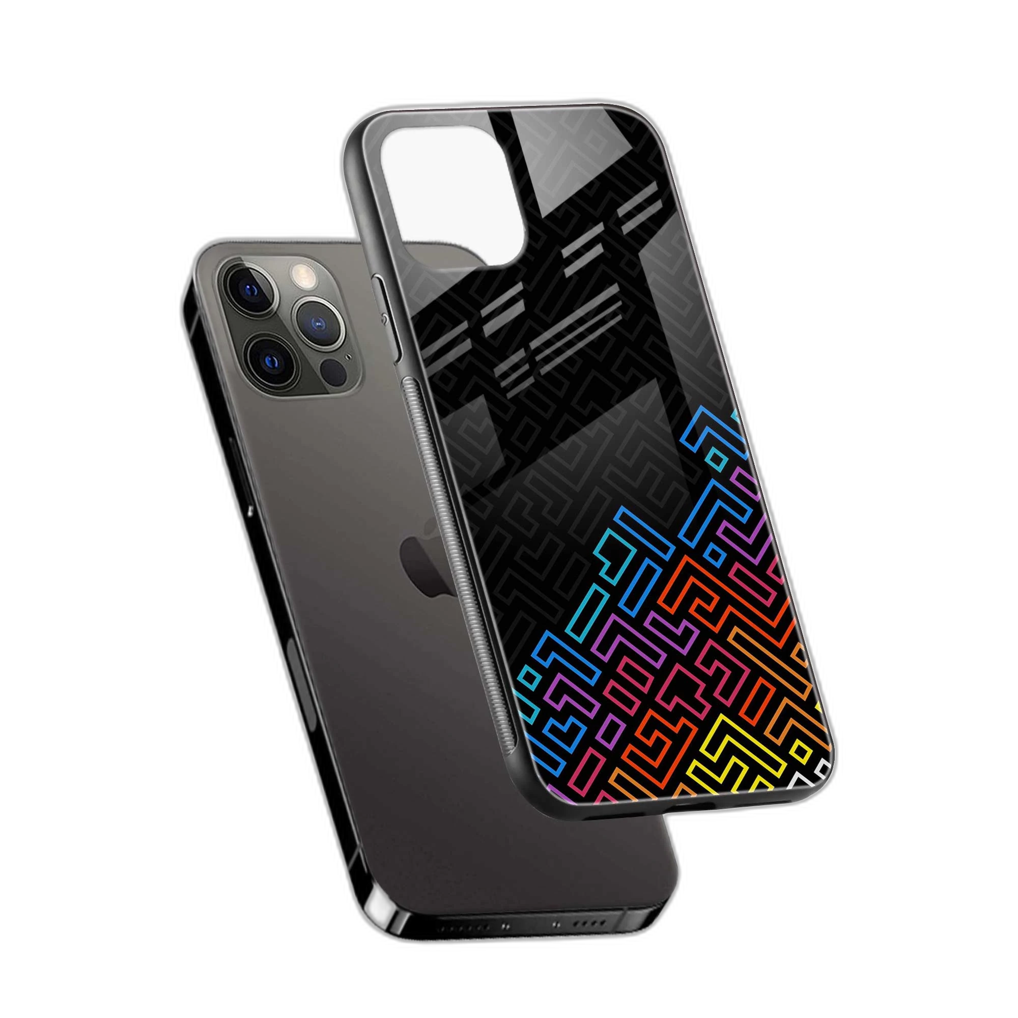 Black Maze iPhone 11 Pro Max Back Cover view 2