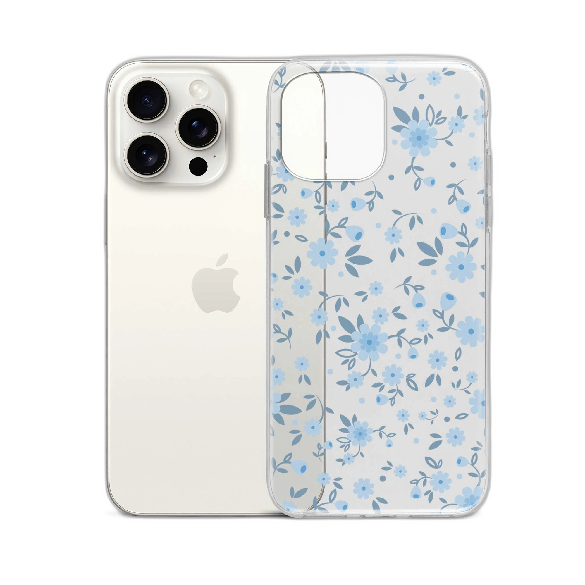 Blue Flowers iPhone 11 Pro Max Back Cover