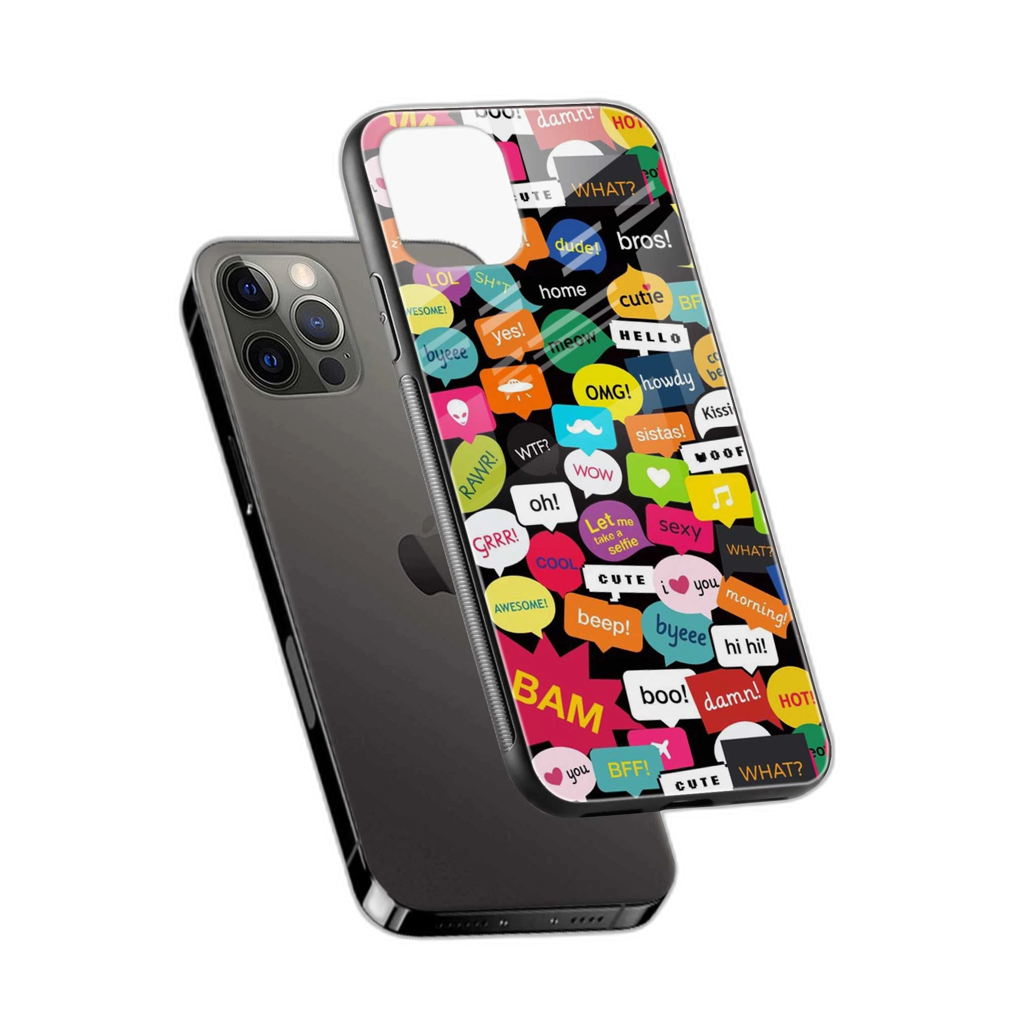 Chit Chat iPhone 11 Pro Max Back Cover view 2