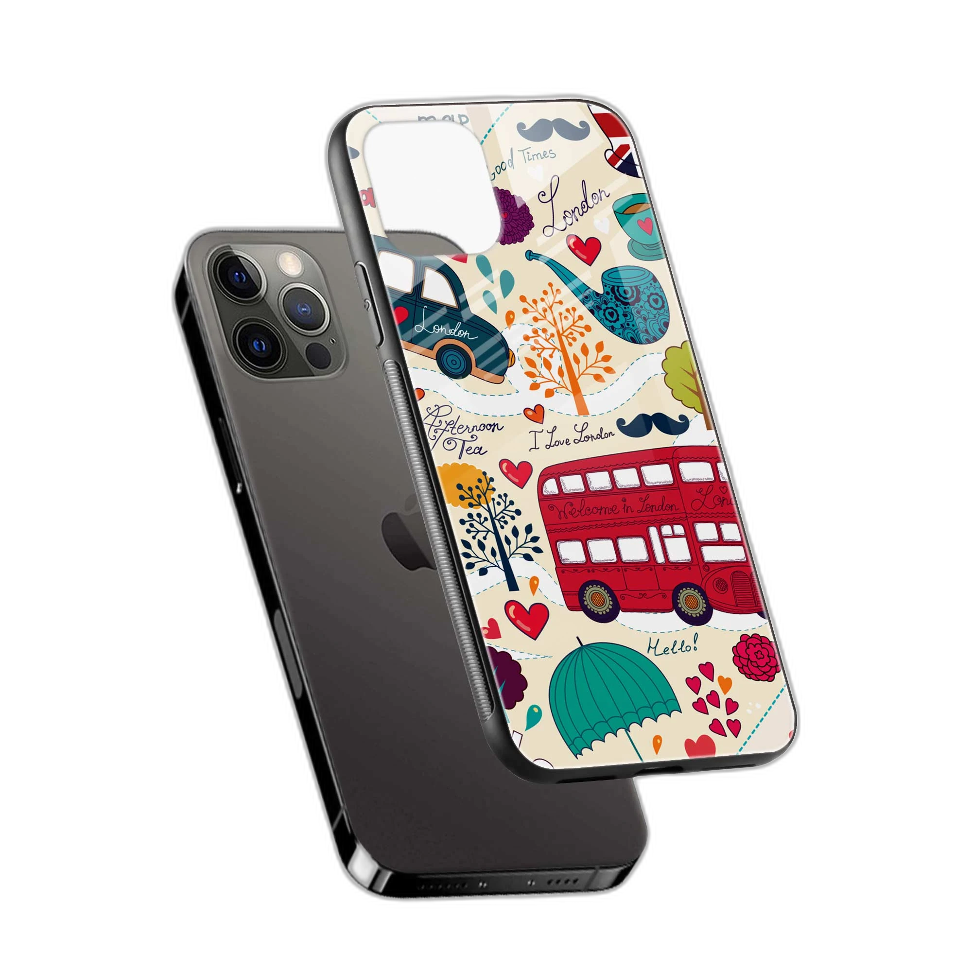 I Love London iPhone 11 Pro Max Back Cover view 2