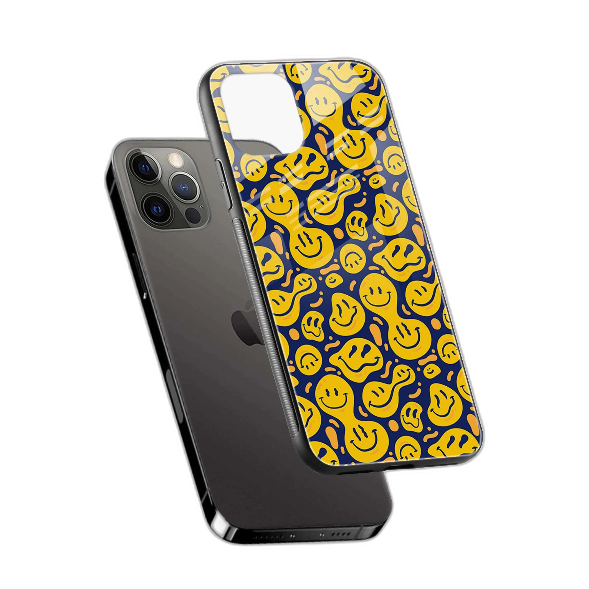 Melted Smiley iPhone 11 Pro Max Back Cover view 2