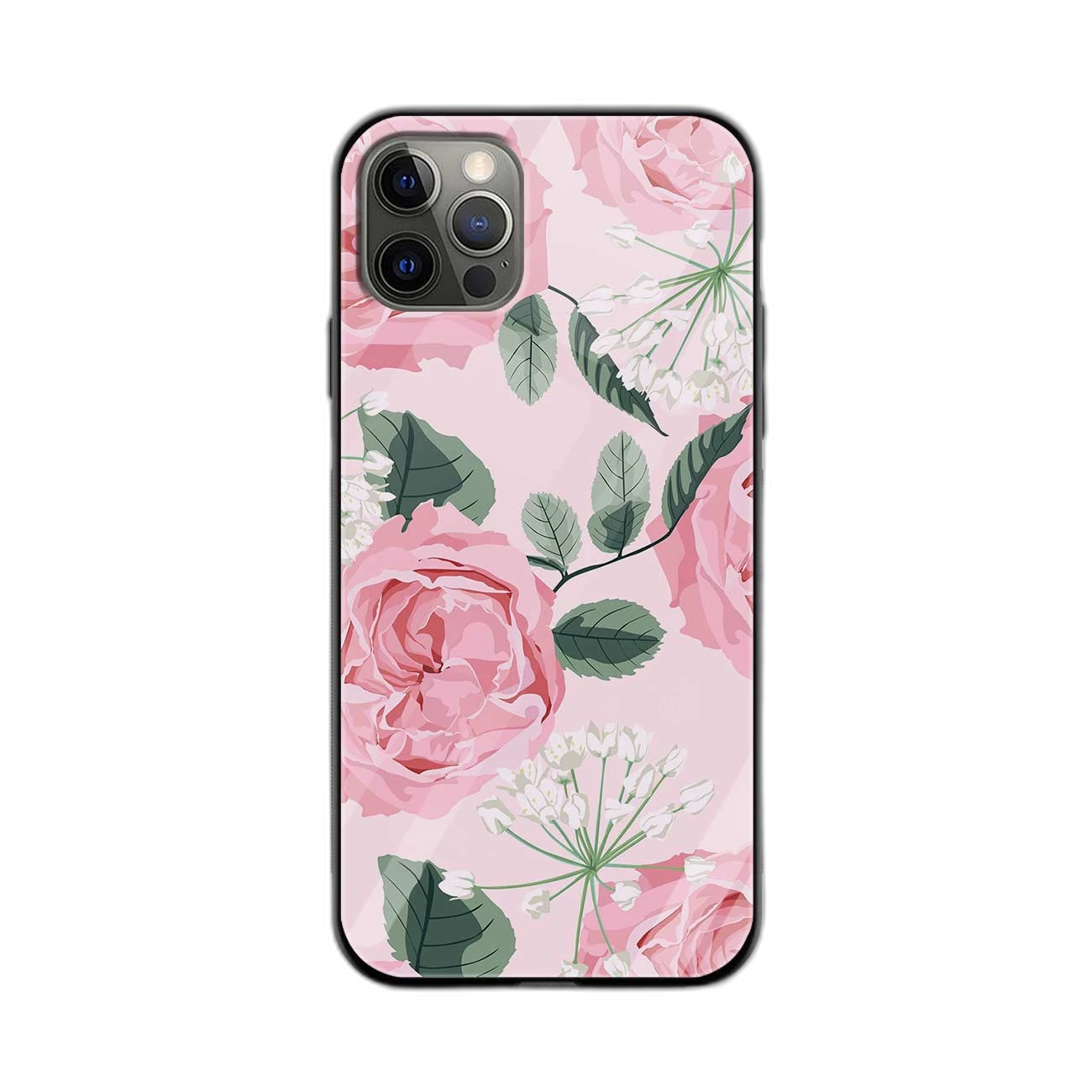 Pink Floral Apple iPhone 11 Pro Max Back Cover