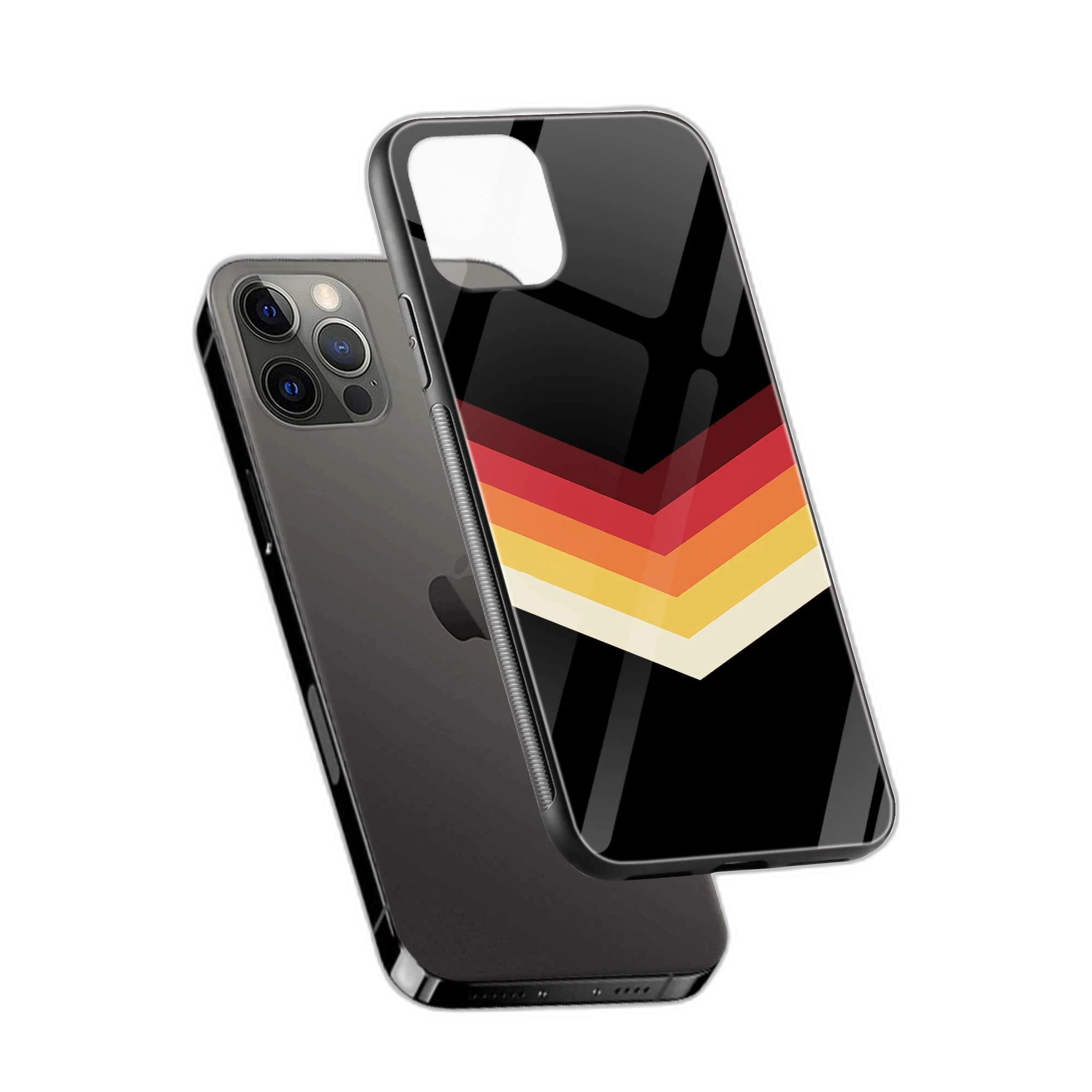 Abstract Background Arrows Apple iPhone 11 Pro Back Cover view 2