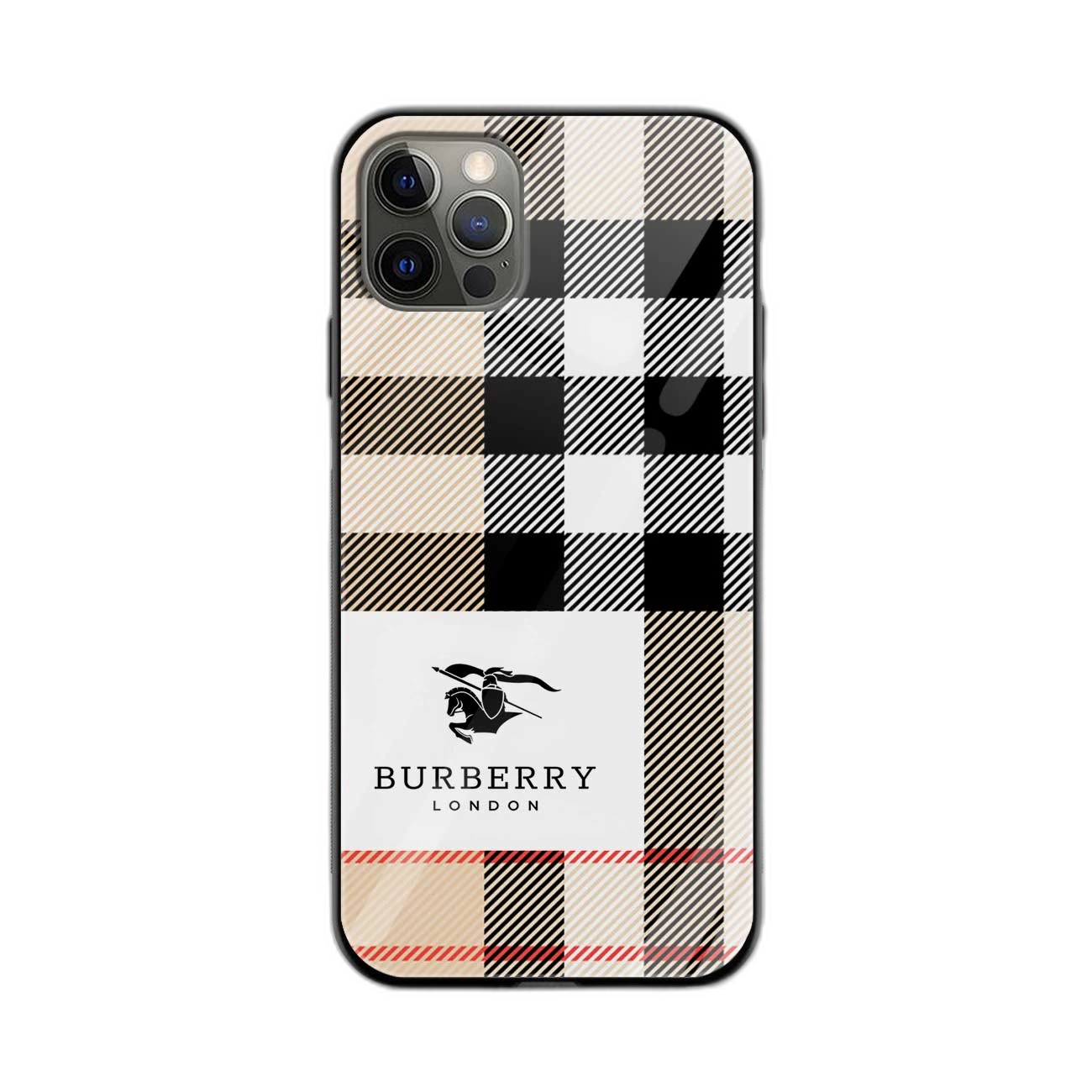 Burberry Cross lines Pattern iPhone 11 Pro Back Cover