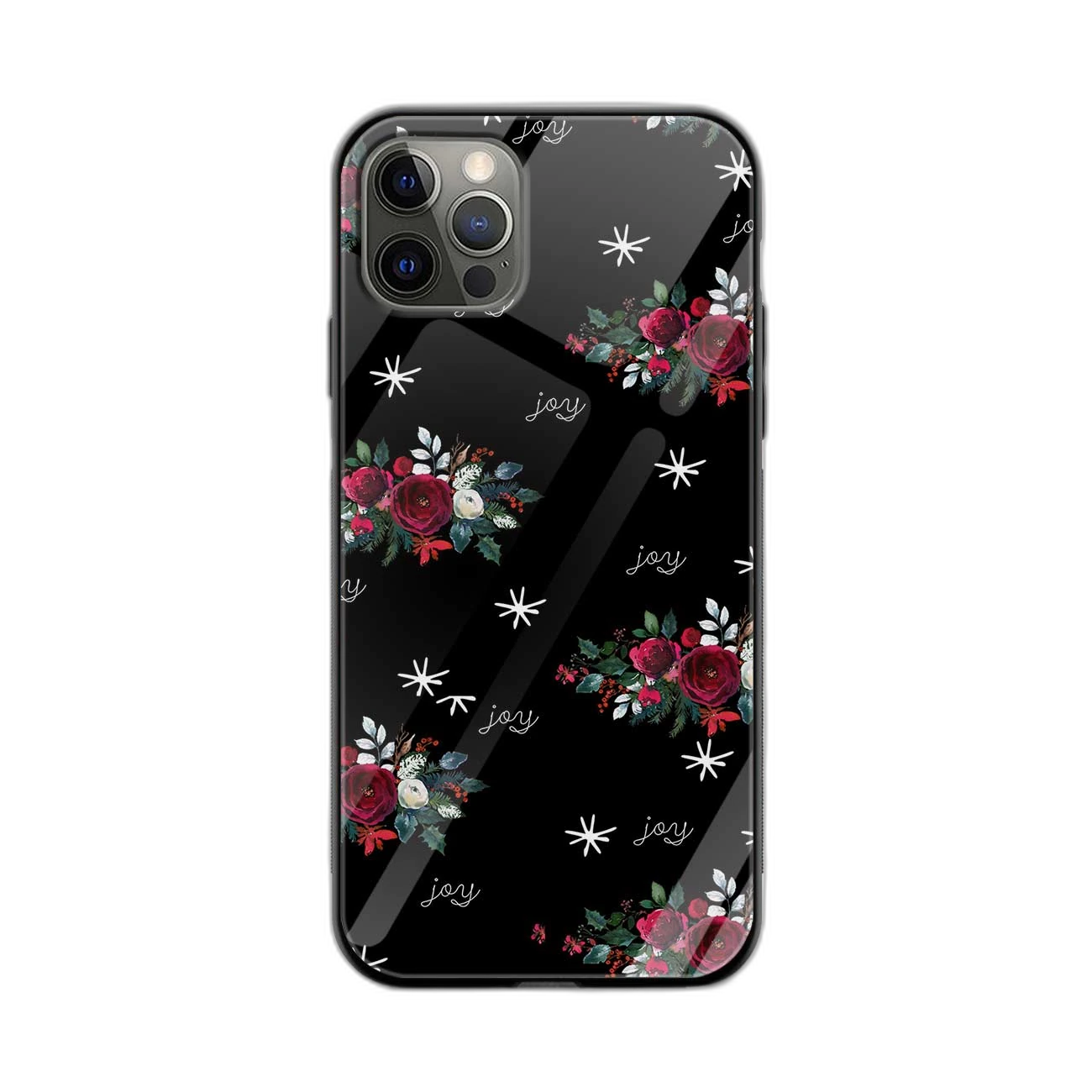 Joy Floral Black Colored Apple iPhone 11 Pro Back Cover