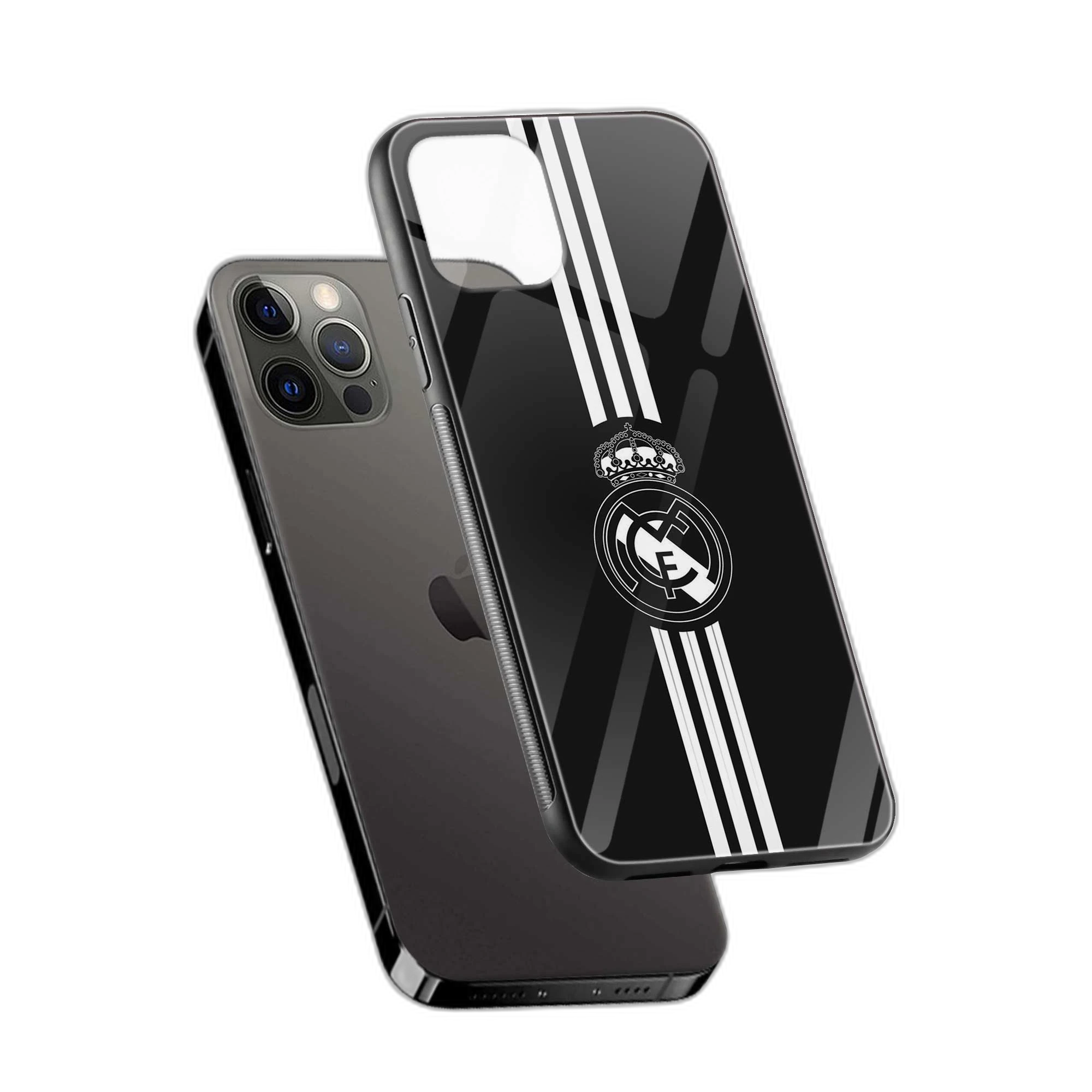 Real Madrid CF Black Apple iPhone 11 Pro Back Cover view 2