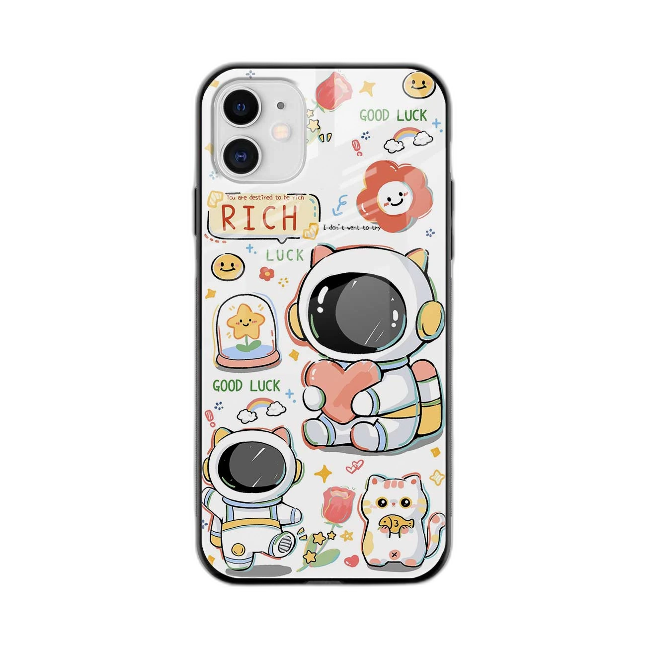 Cute Astronaut iPhone 11 Back Cover