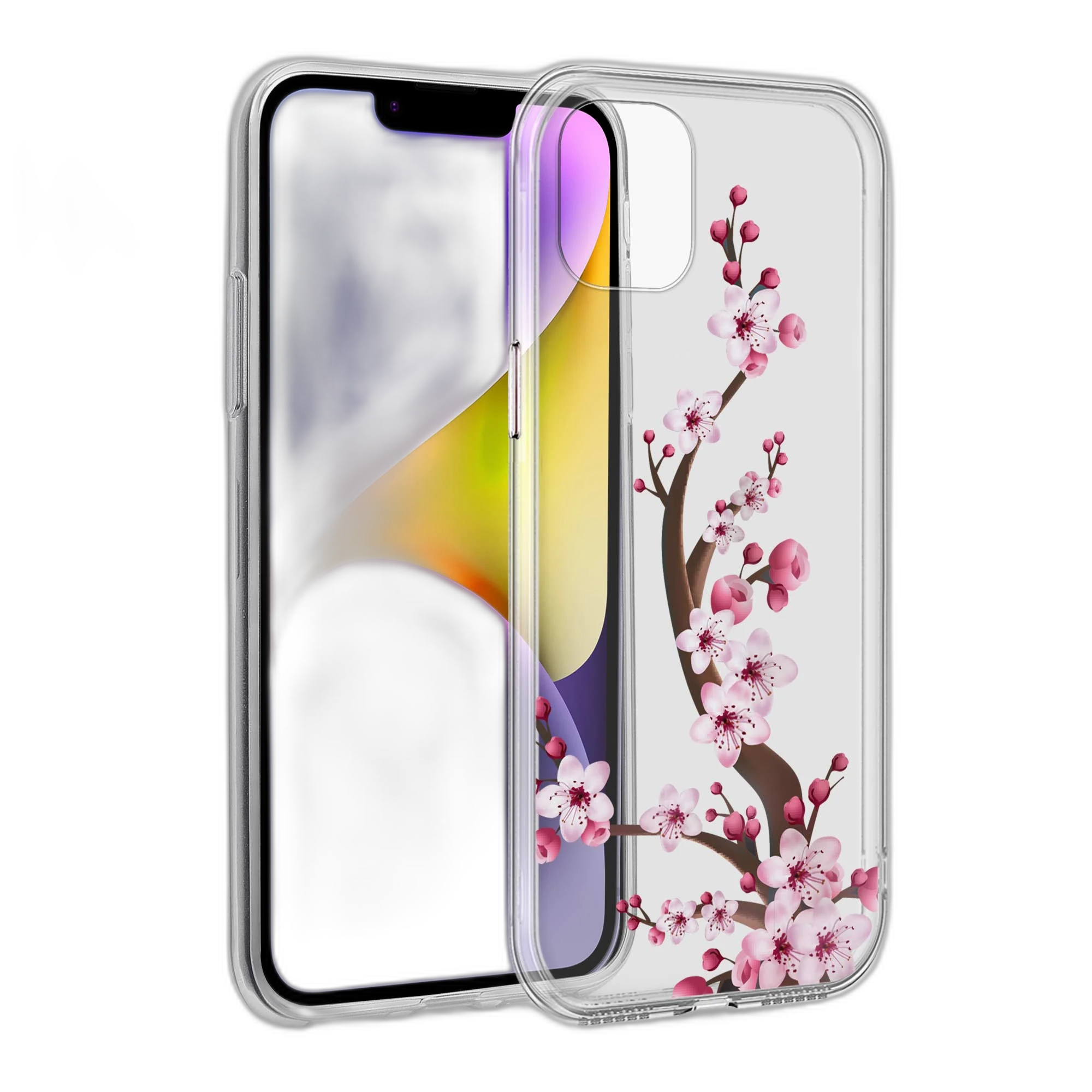 Flowers Stem iPhone 11 Back Cover view 2