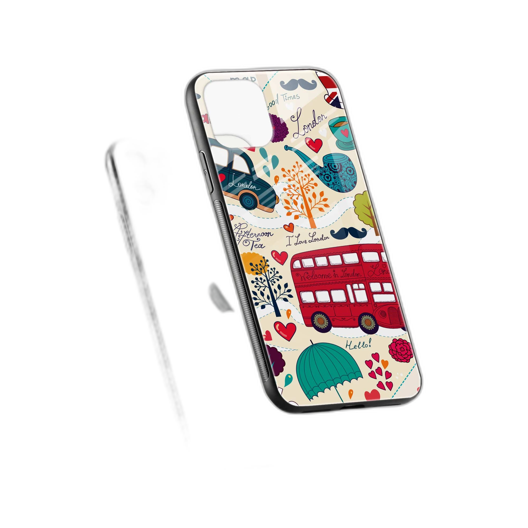 I Love London iPhone 11 Back Cover view 2