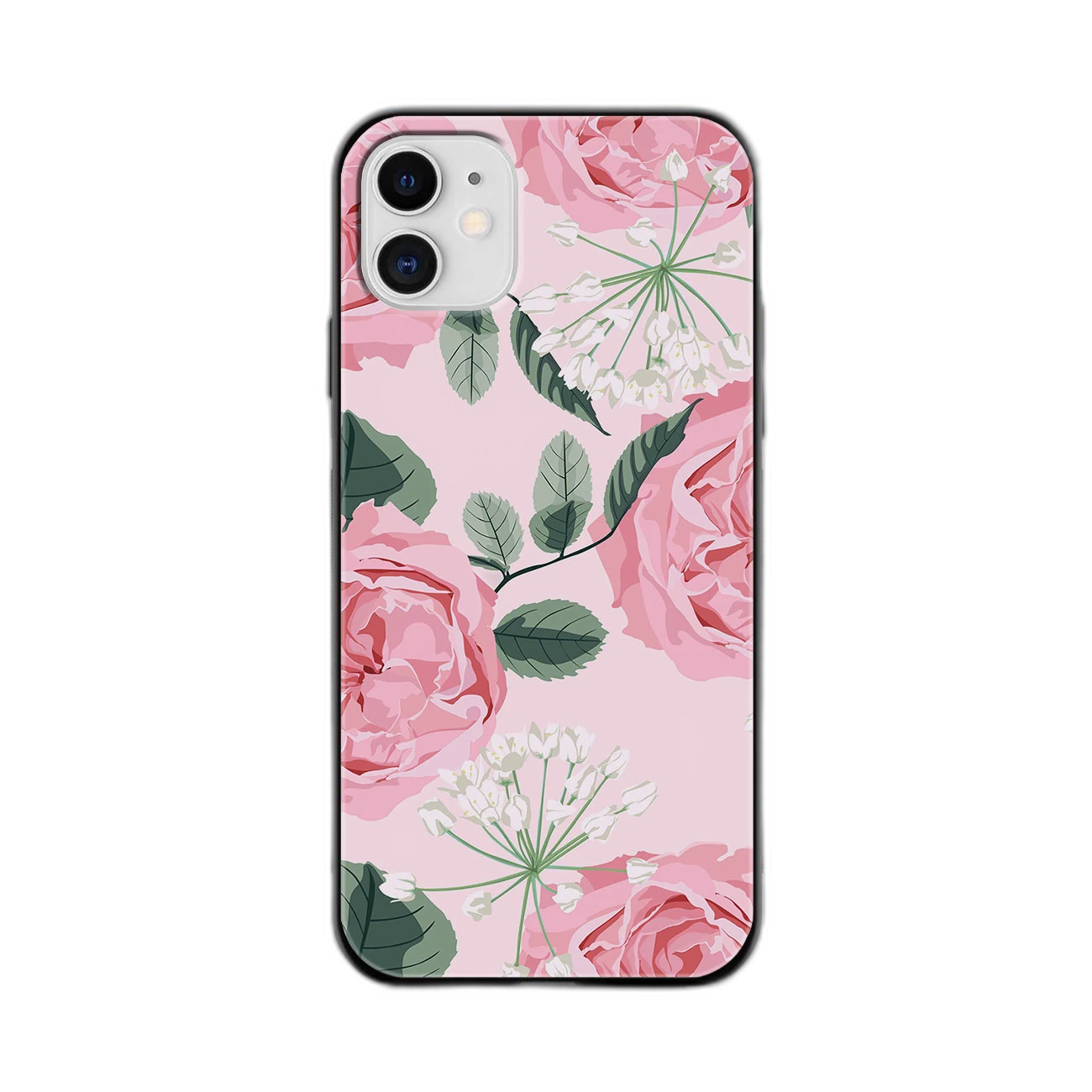 Pink Floral Girlish Phone Cover For Apple iPhone 11
