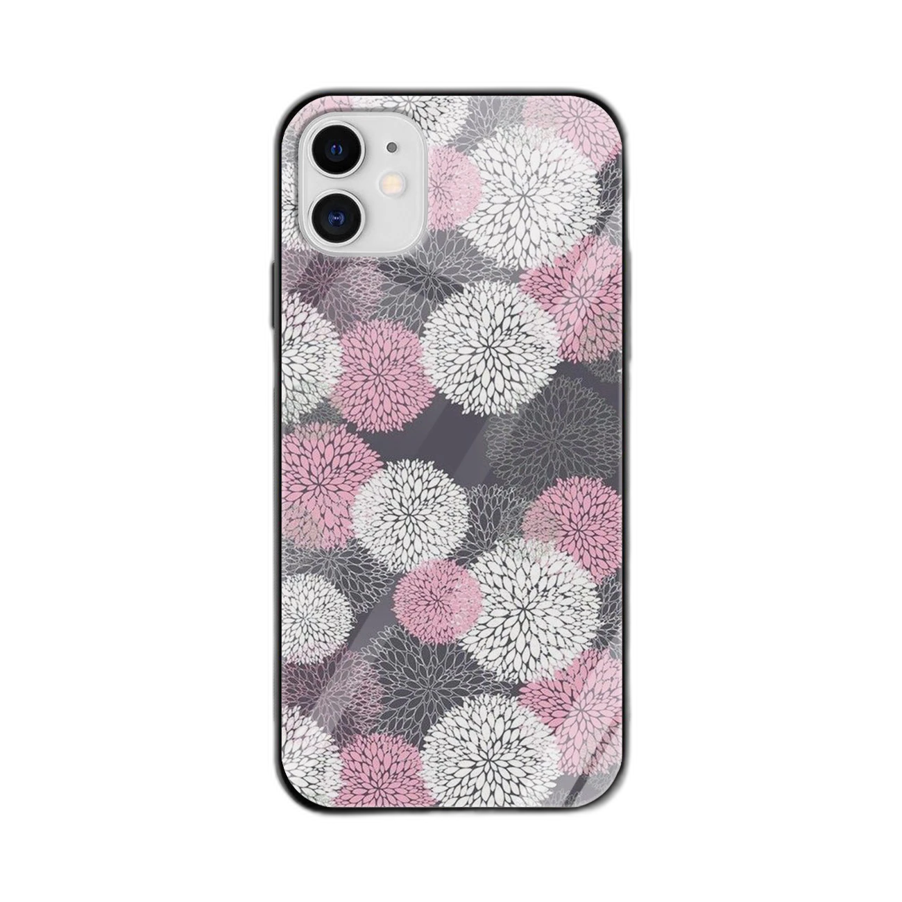 Pink White Flowers Pattern Phone Cover For Apple iPhone 11