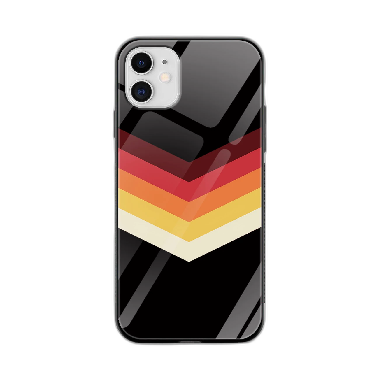 Rewind Strips Pattern Phone Cover For Apple iPhone 11