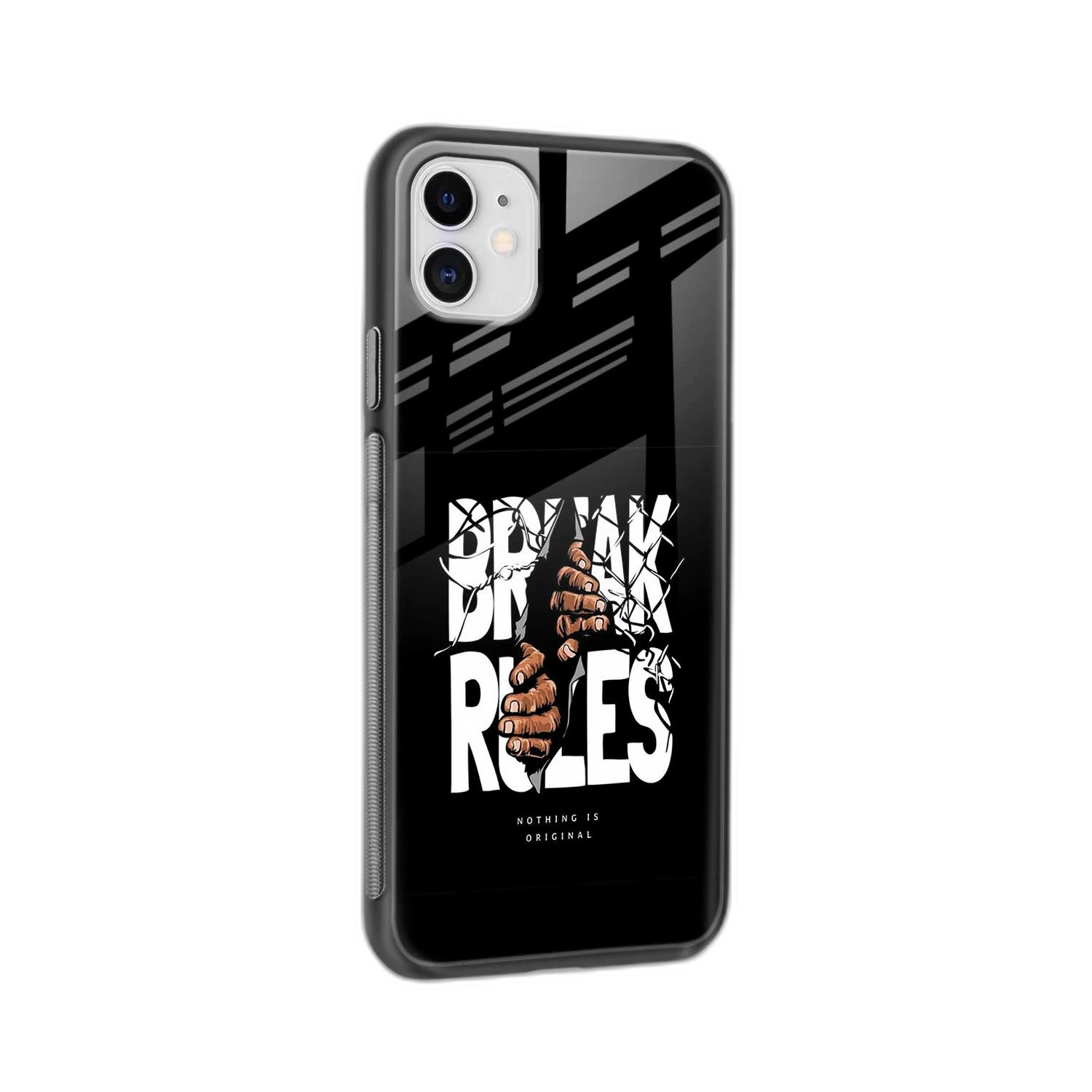Break Rules iPhone 12 Mini Back Cover view 2