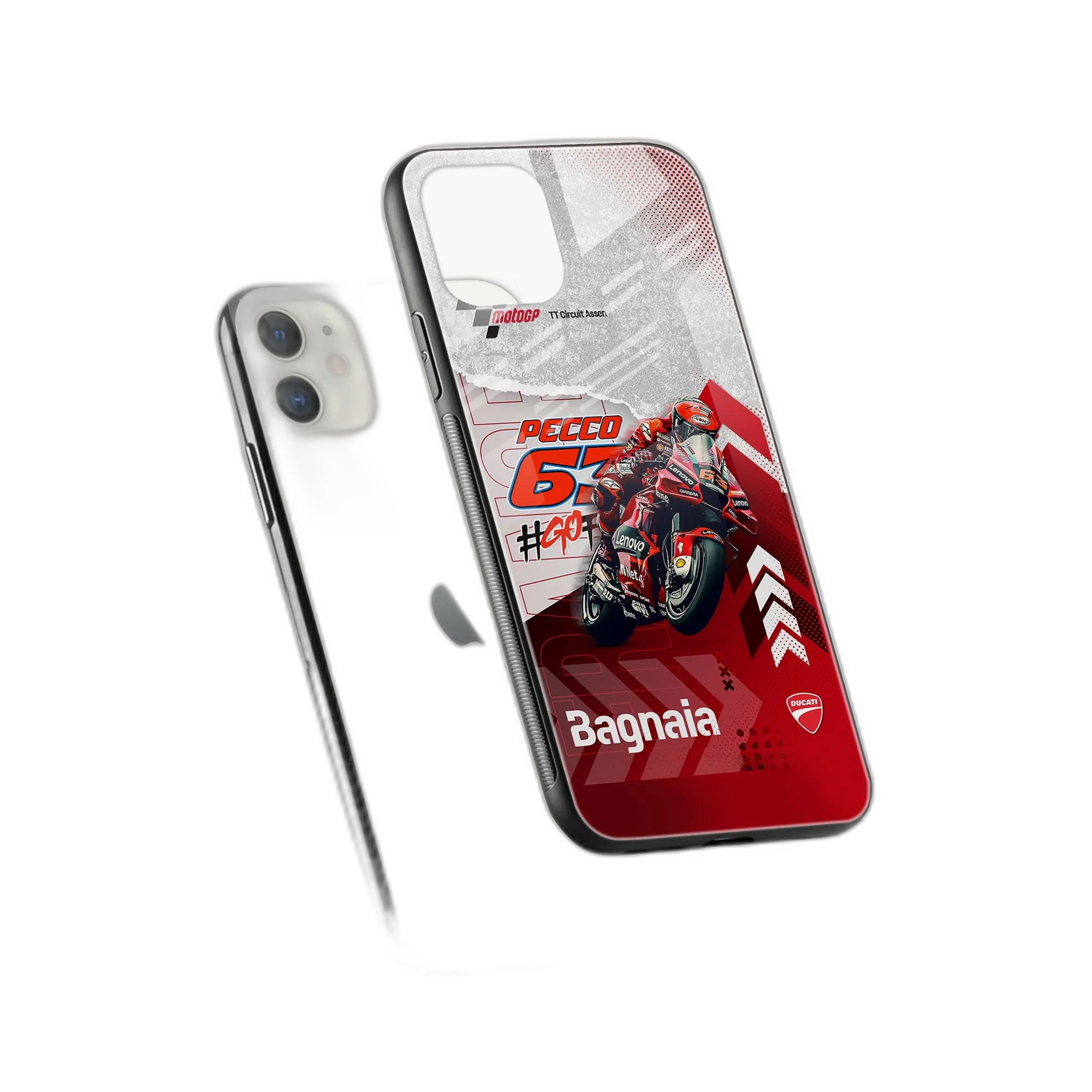 Francesco Bagnaia iPhone 12 Mini Back Cover view 2