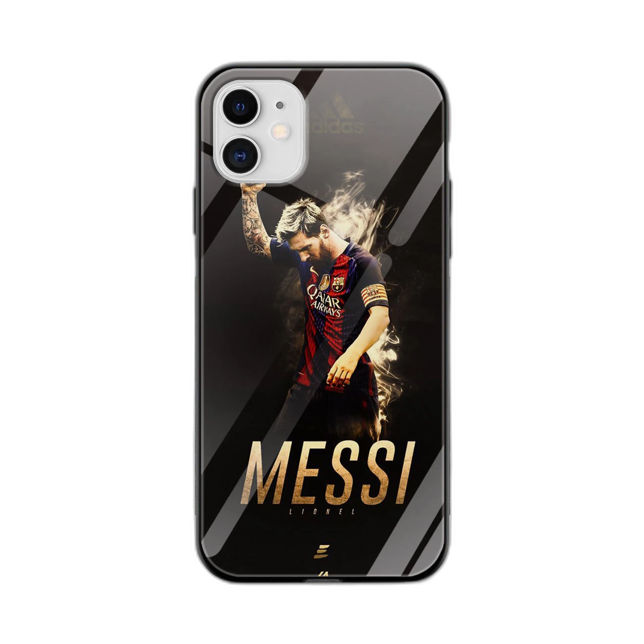 Lionel Messi Black & Golden Phone Back Cover Cover For Apple iPhone 12 Mini