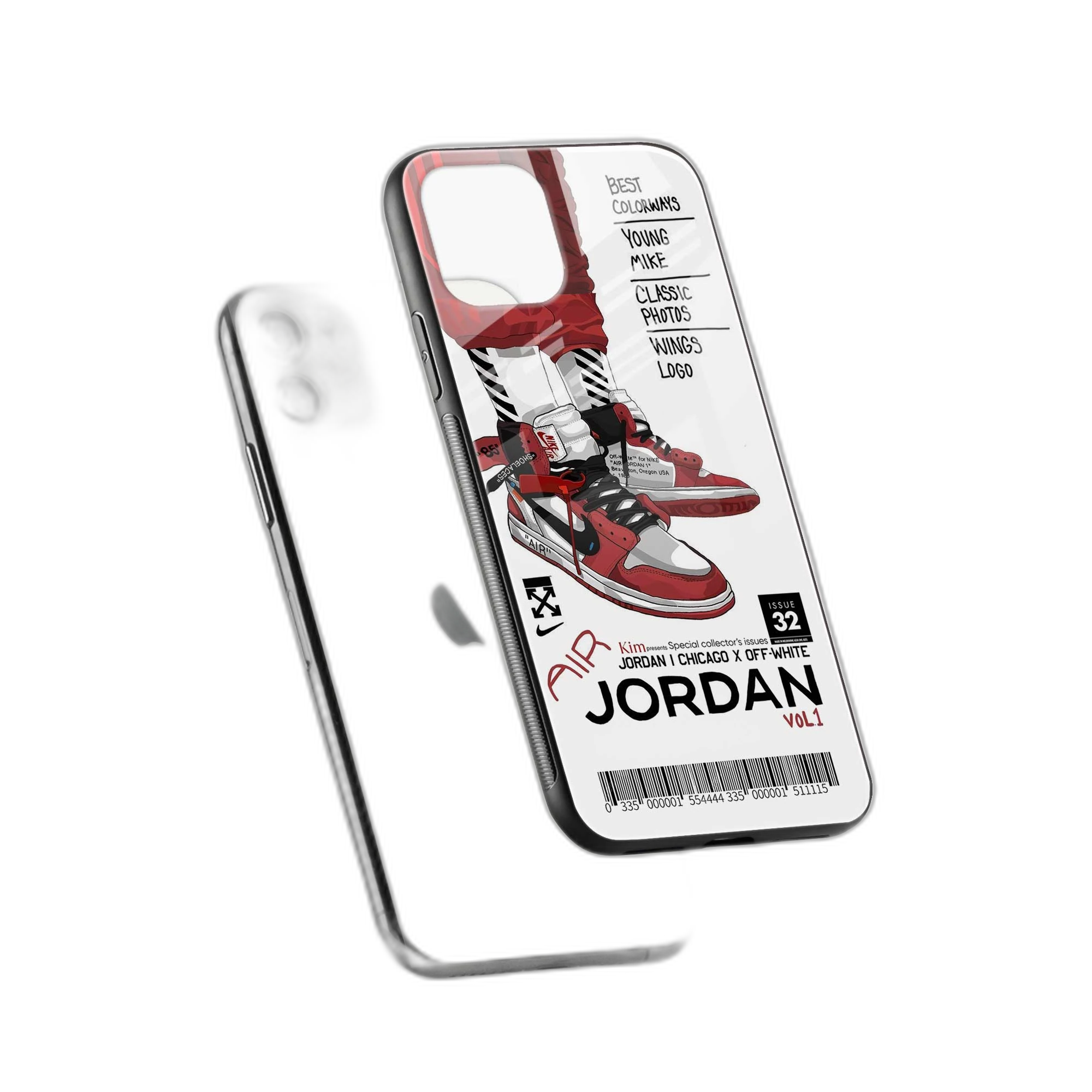Red Sneakers iPhone 12 Mini Back Cover view 2