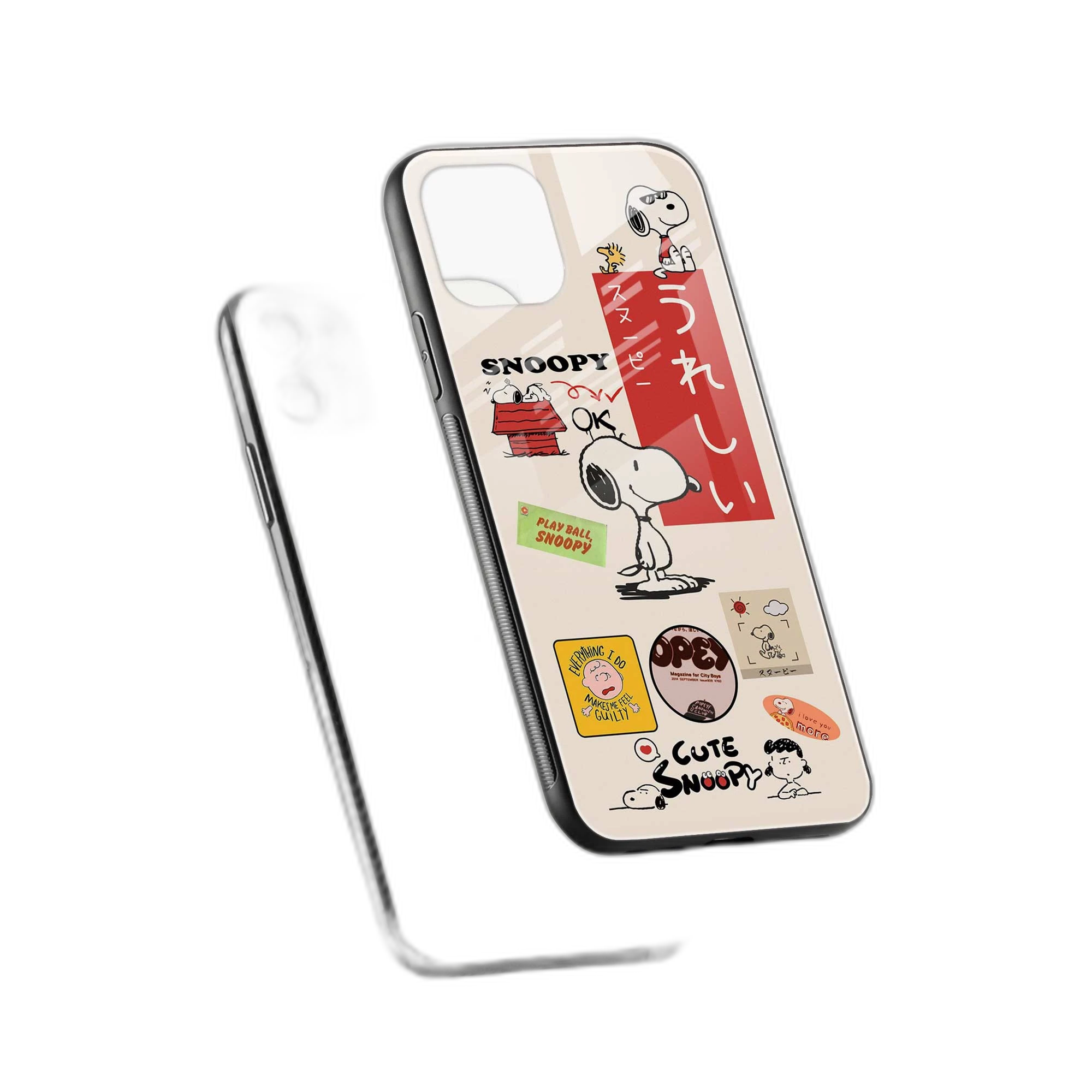 Snoopy iPhone 12 Mini Back Cover view 2