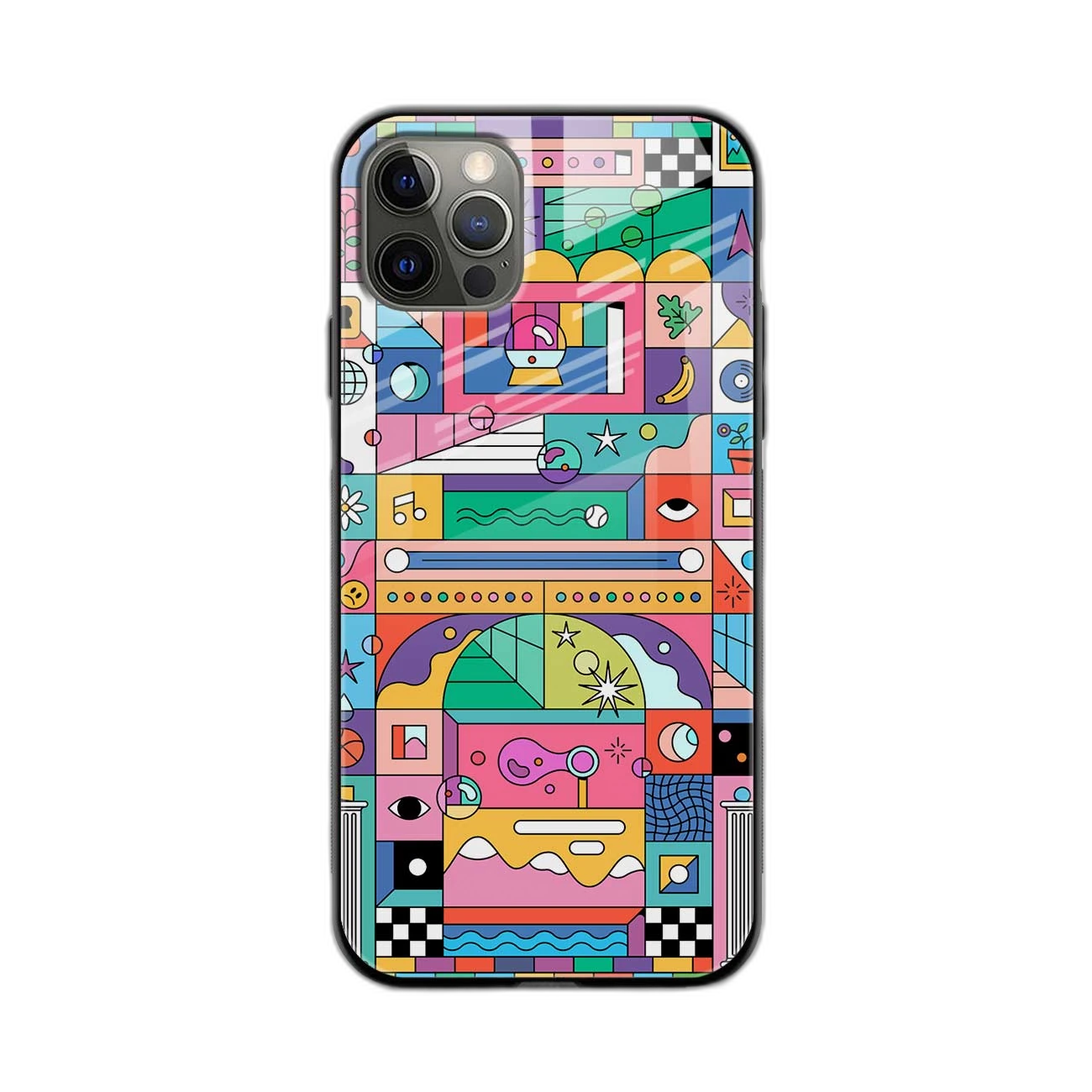 Geometric iPhone 12 Pro Max Back Cover