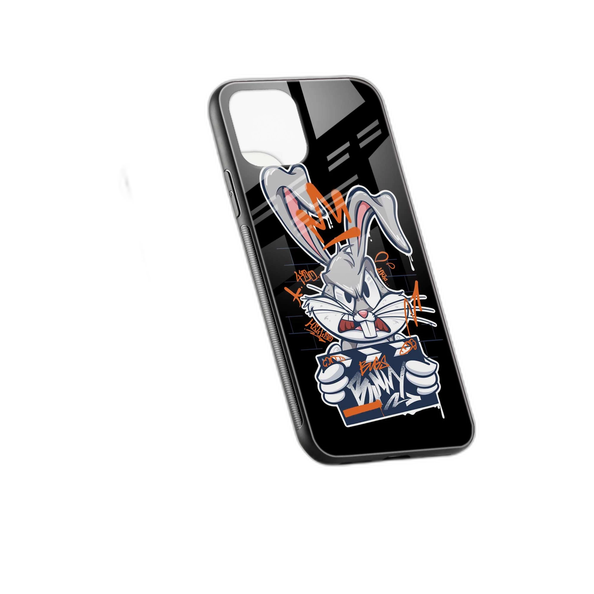 Angry Bunny iPhone 12 Back Cover view 2