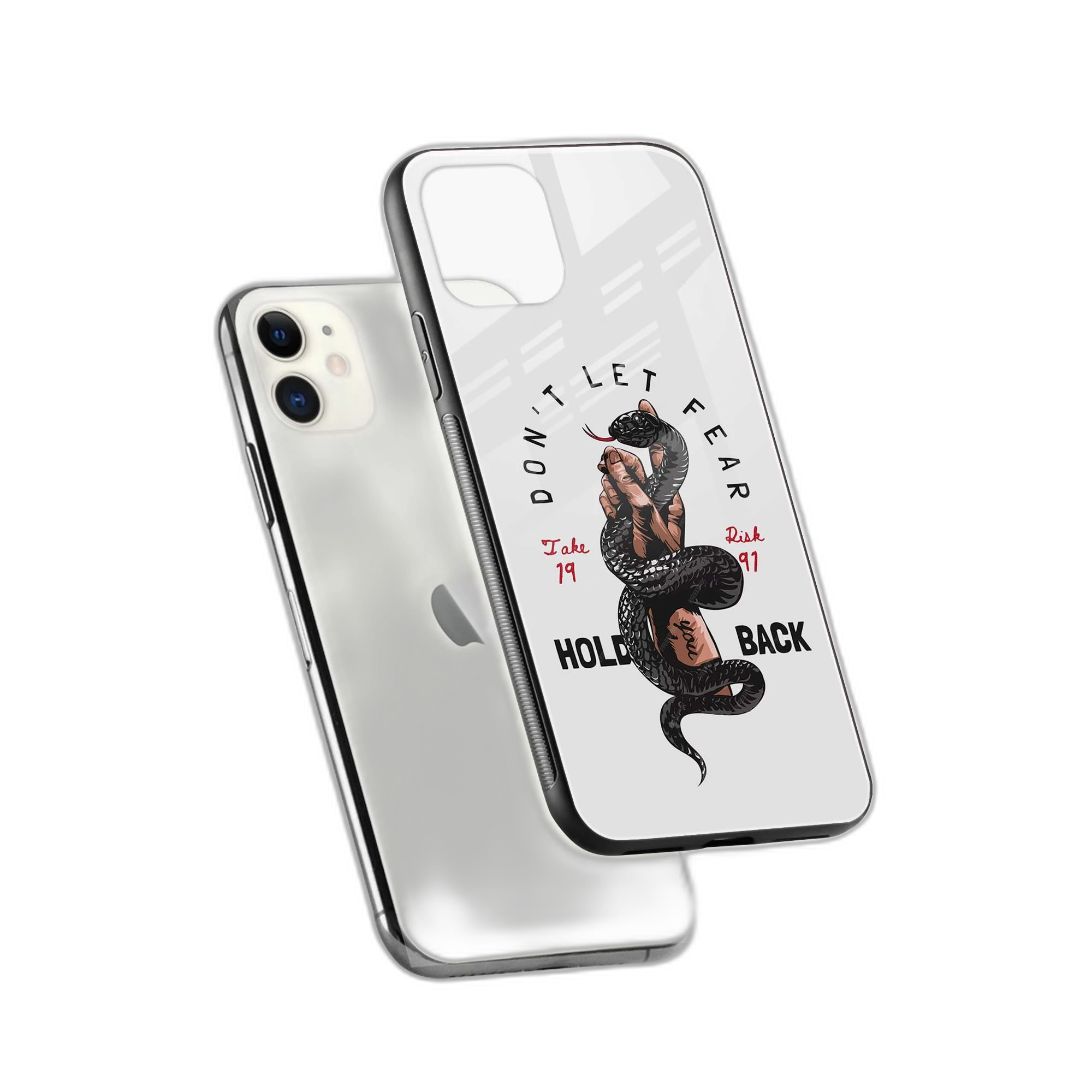 Fear iPhone 12 Back Cover view 2