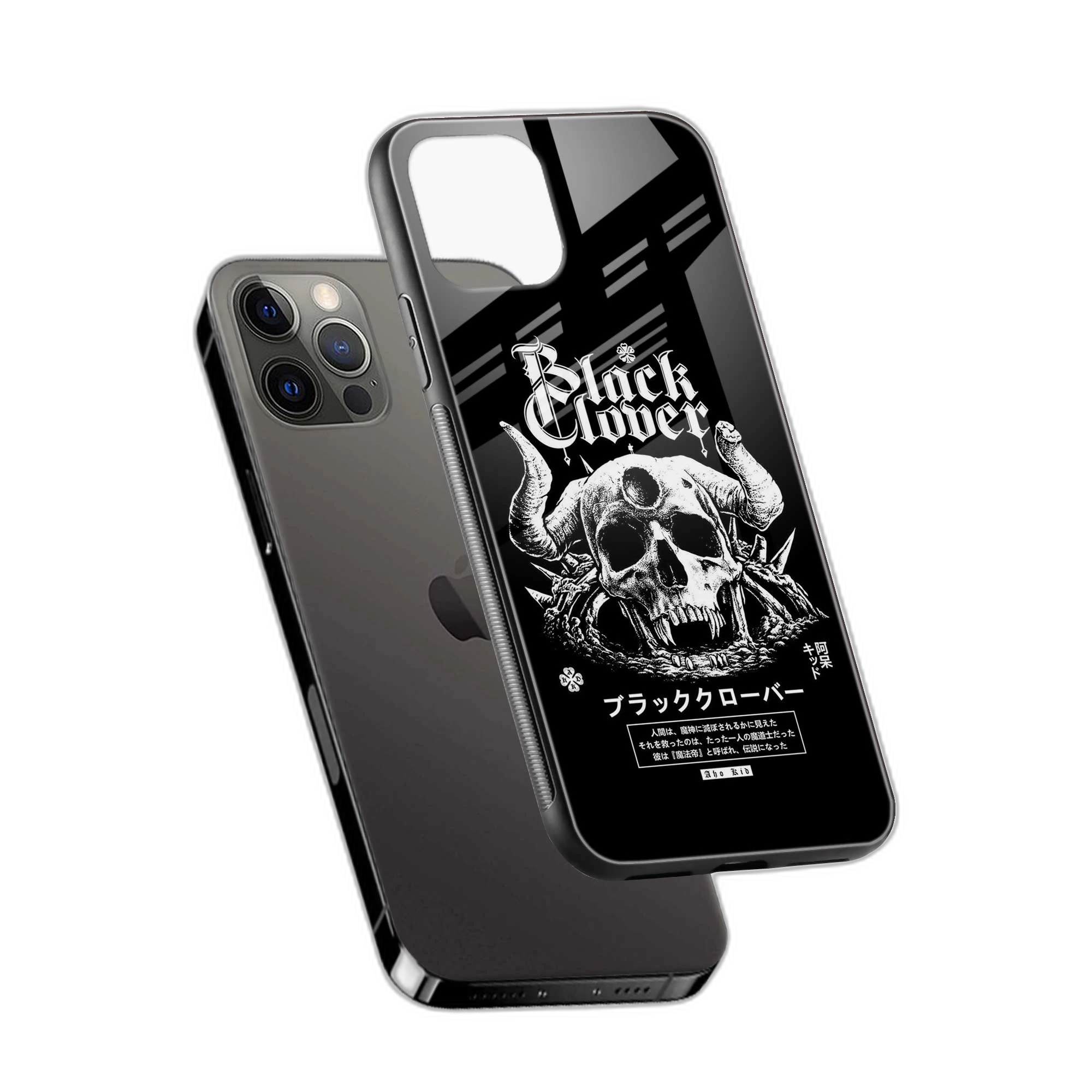 Black Skull iPhone 13 Pro Max Back Cover view 2