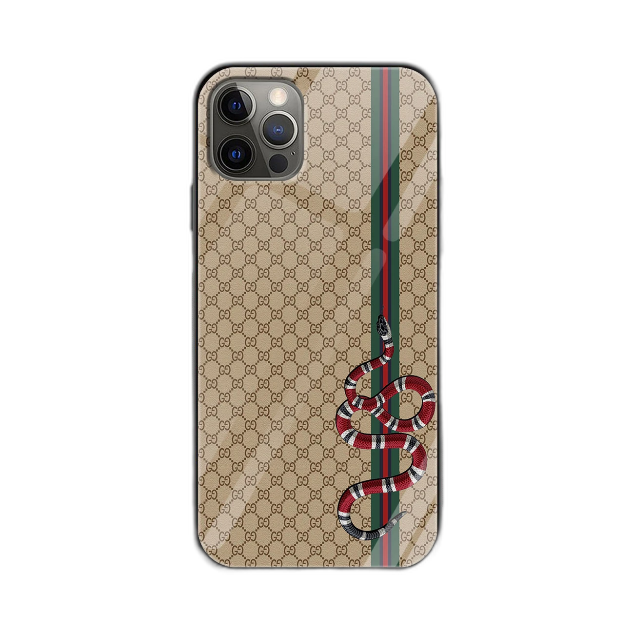 Gucchi Snake Pattern Apple iPhone 13 Pro Max Back Cover