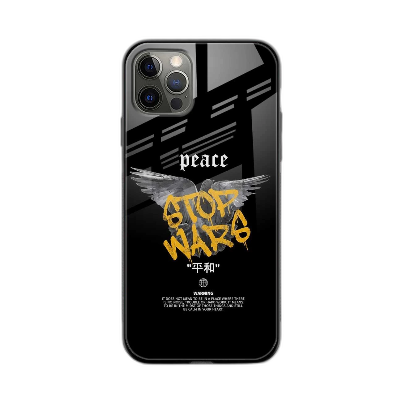 Peace Stop Wars iPhone 13 Pro Max Back Cover