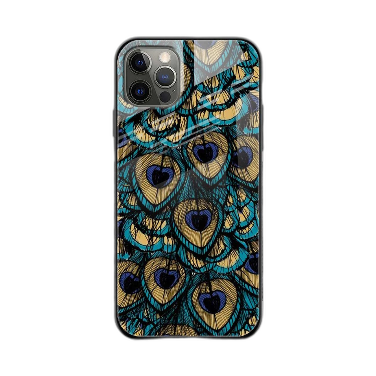 Peacock Feather Apple iPhone 13  Pro Max Back Cover