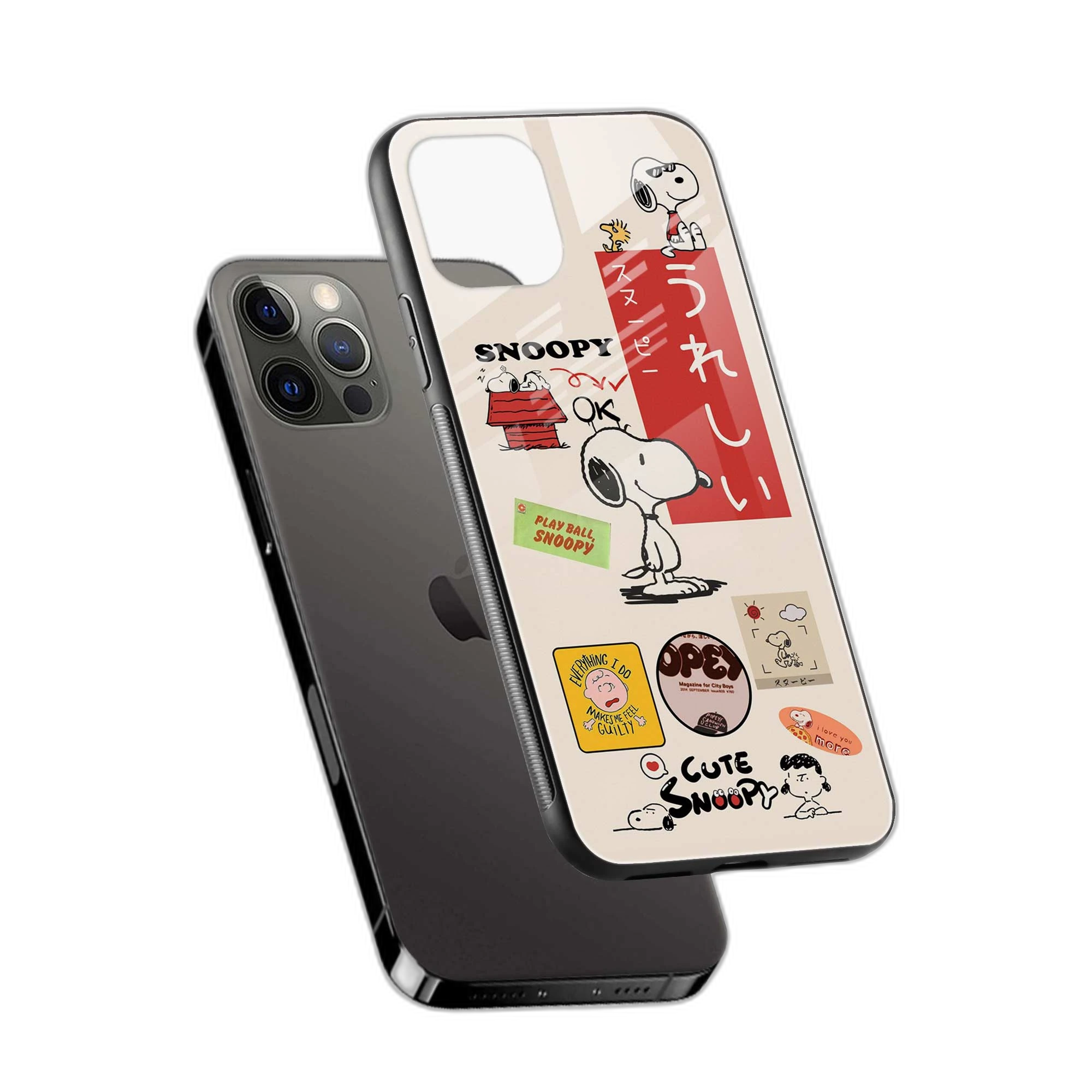 Snoopy iPhone 13 Pro Max Back Cover view 2