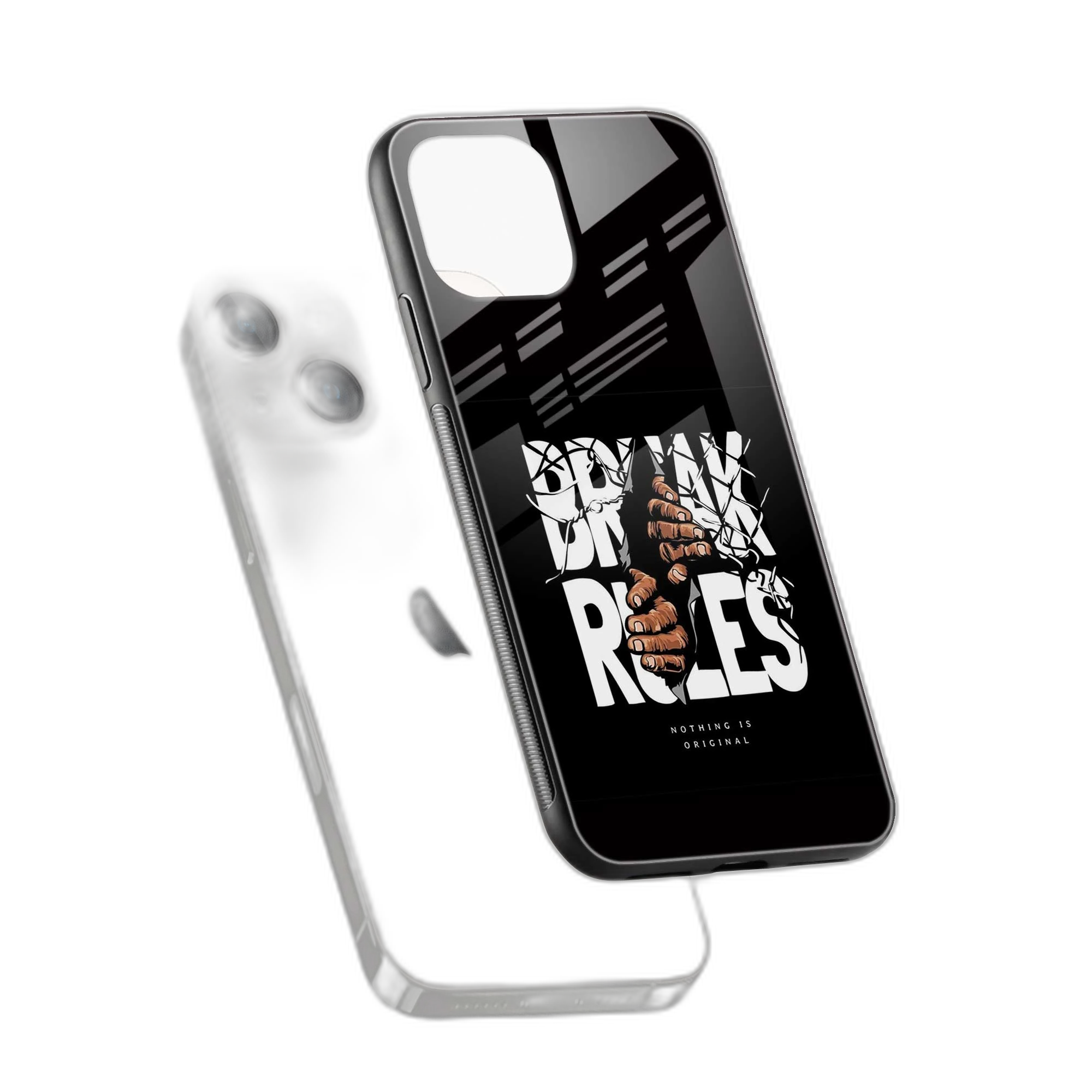 Break Rules iPhone 13 Back Cover view 2