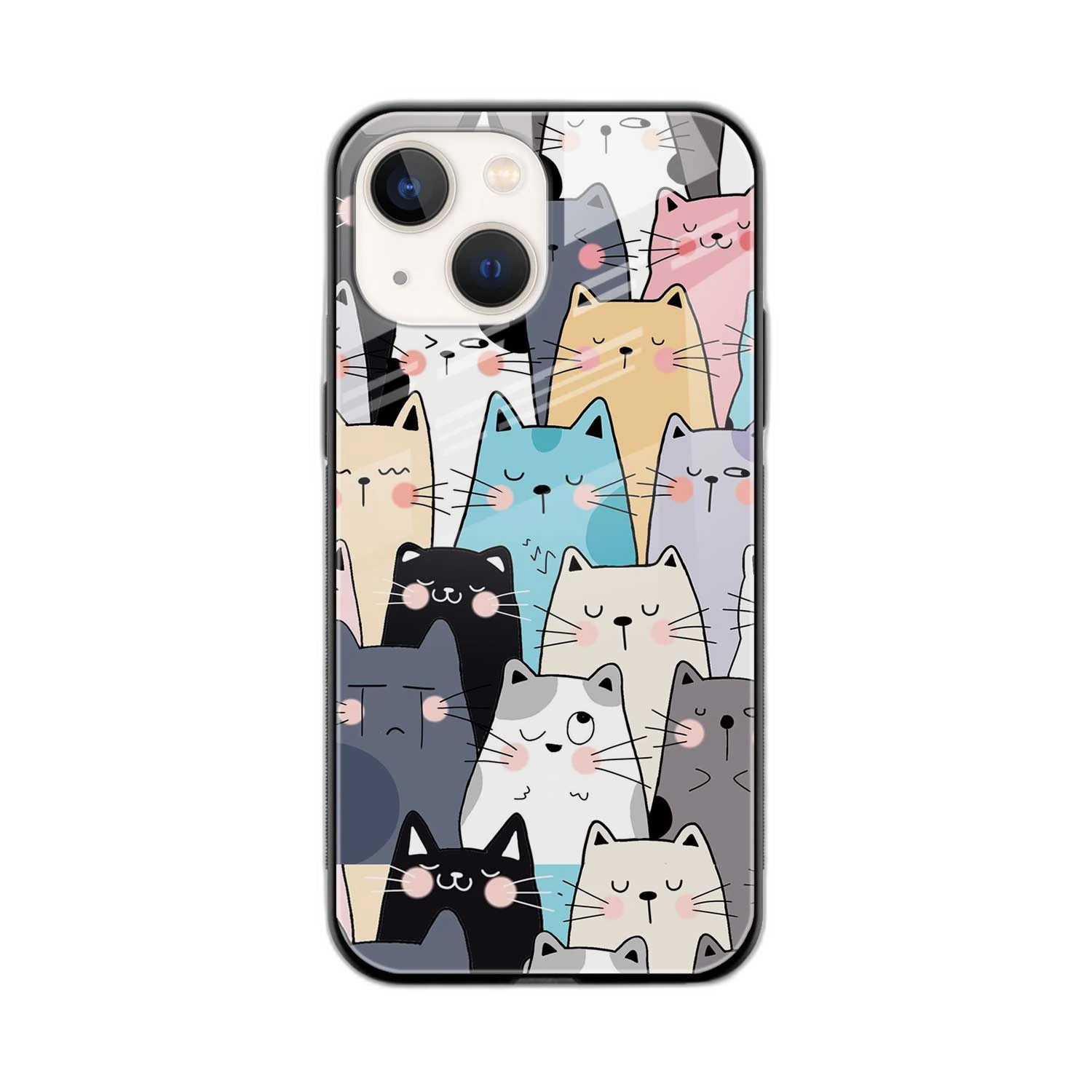 Cute Cat iPhone 13 Back Cover