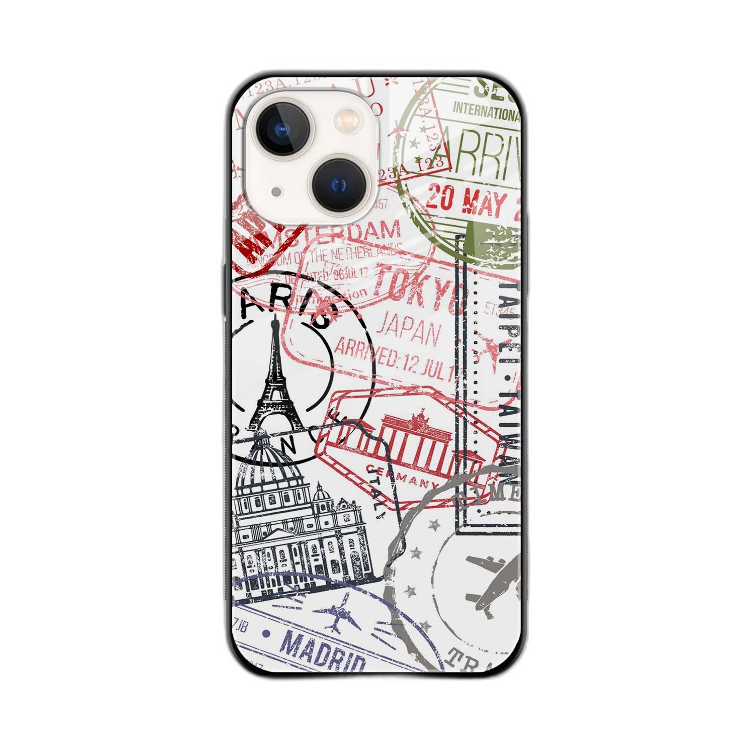 Stamp iPhone 13 Back Cover
