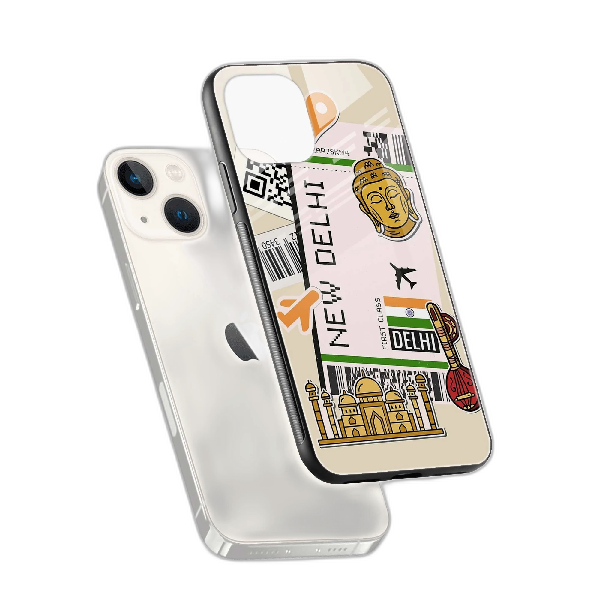 Delhi iPhone 14 Plus Back Cover view 2