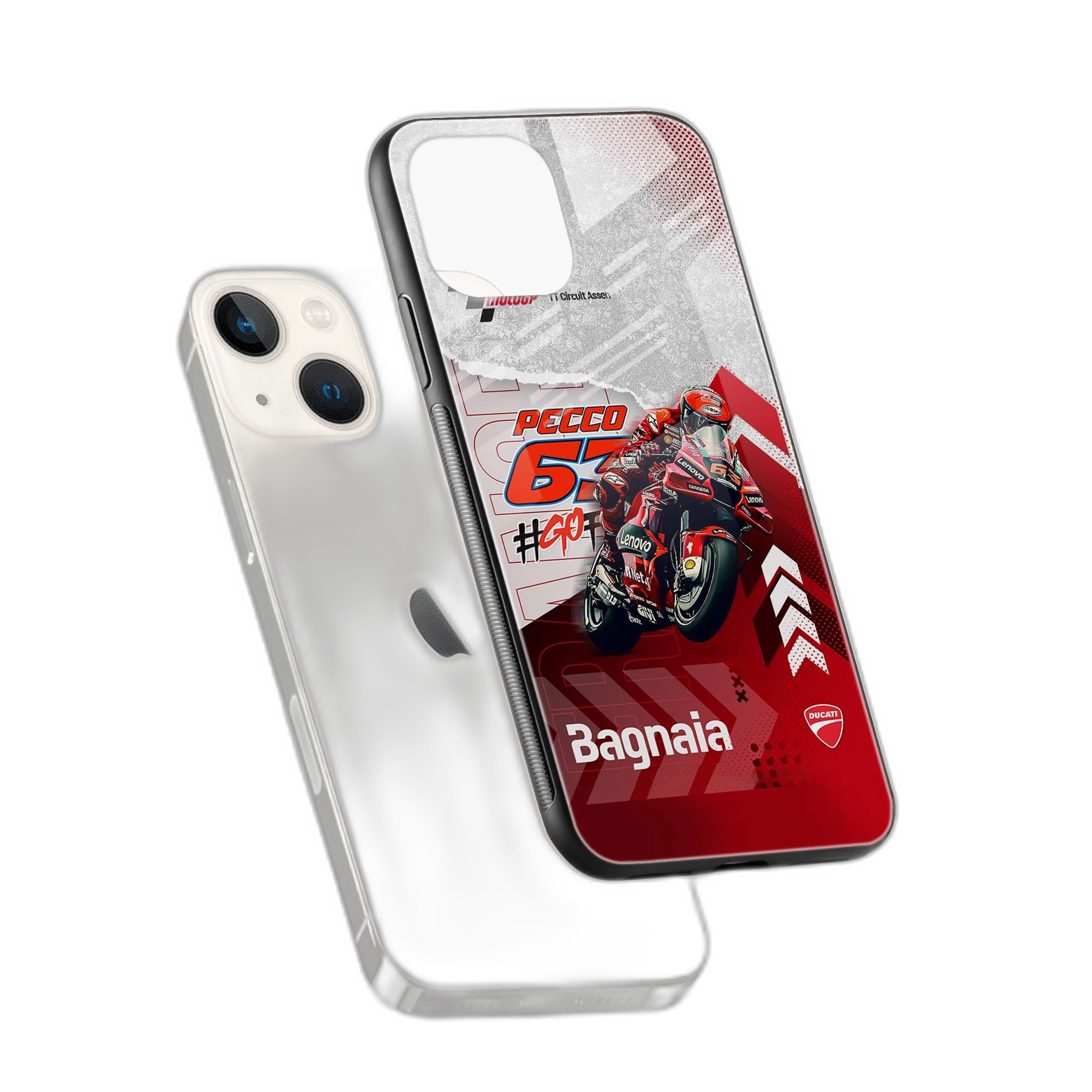 Francesco Bagnaia iPhone 14 Plus Back Cover view 2