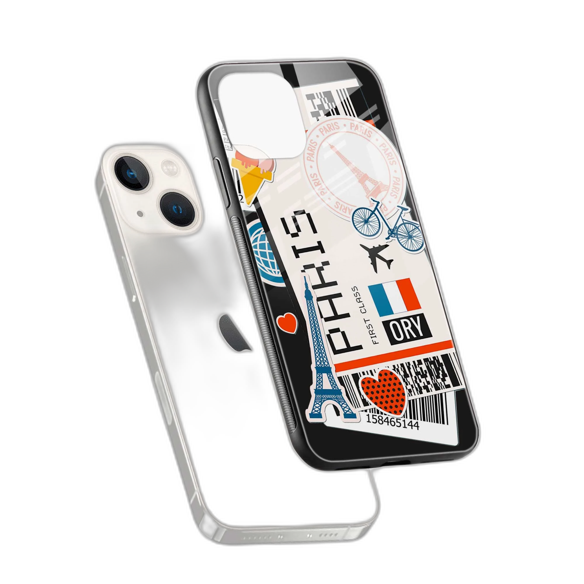Paris iPhone 14 Plus Back Cover view 2