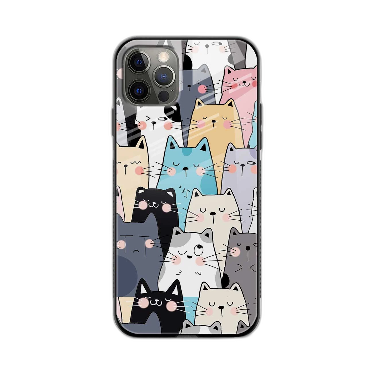 Cute Cat iPhone 14 Pro Max Back Cover