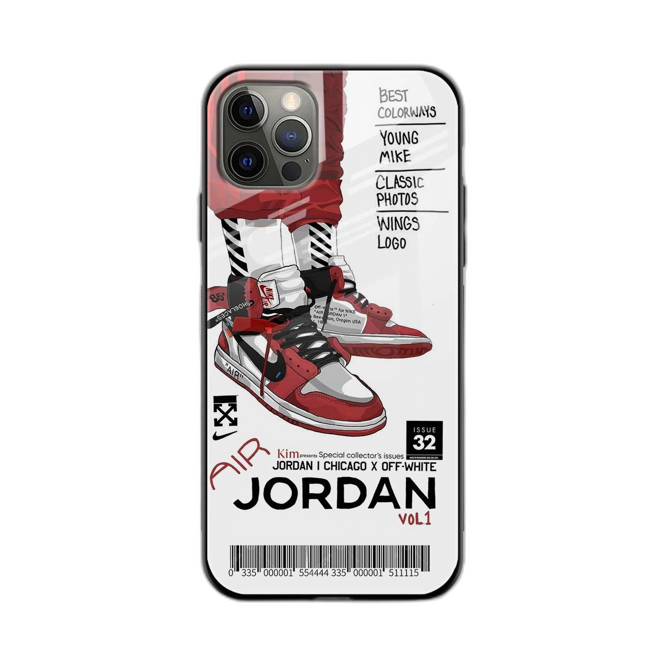 Red Sneakers iPhone 14 Pro Max Back Cover