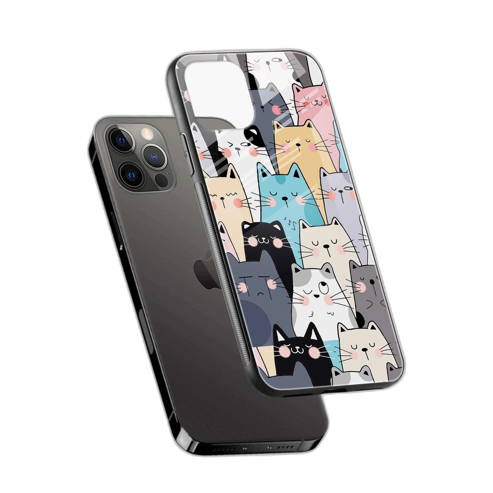 Cute Cat iPhone 14 Pro Back Cover view 2