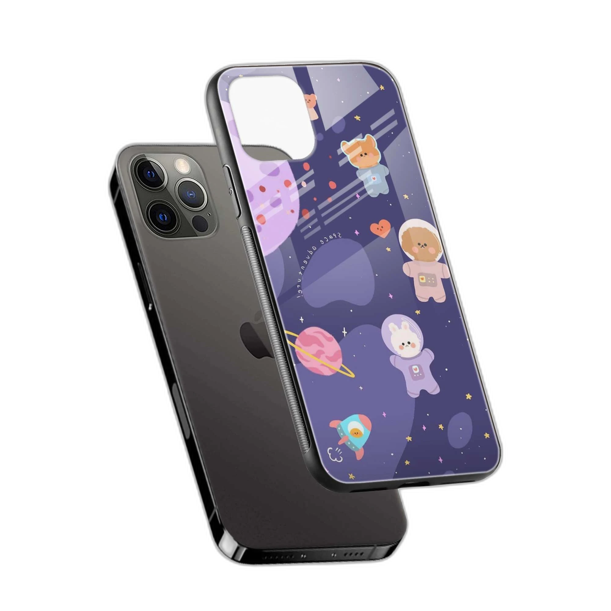 Teddy Space iPhone 14 Pro Back Cover view 2