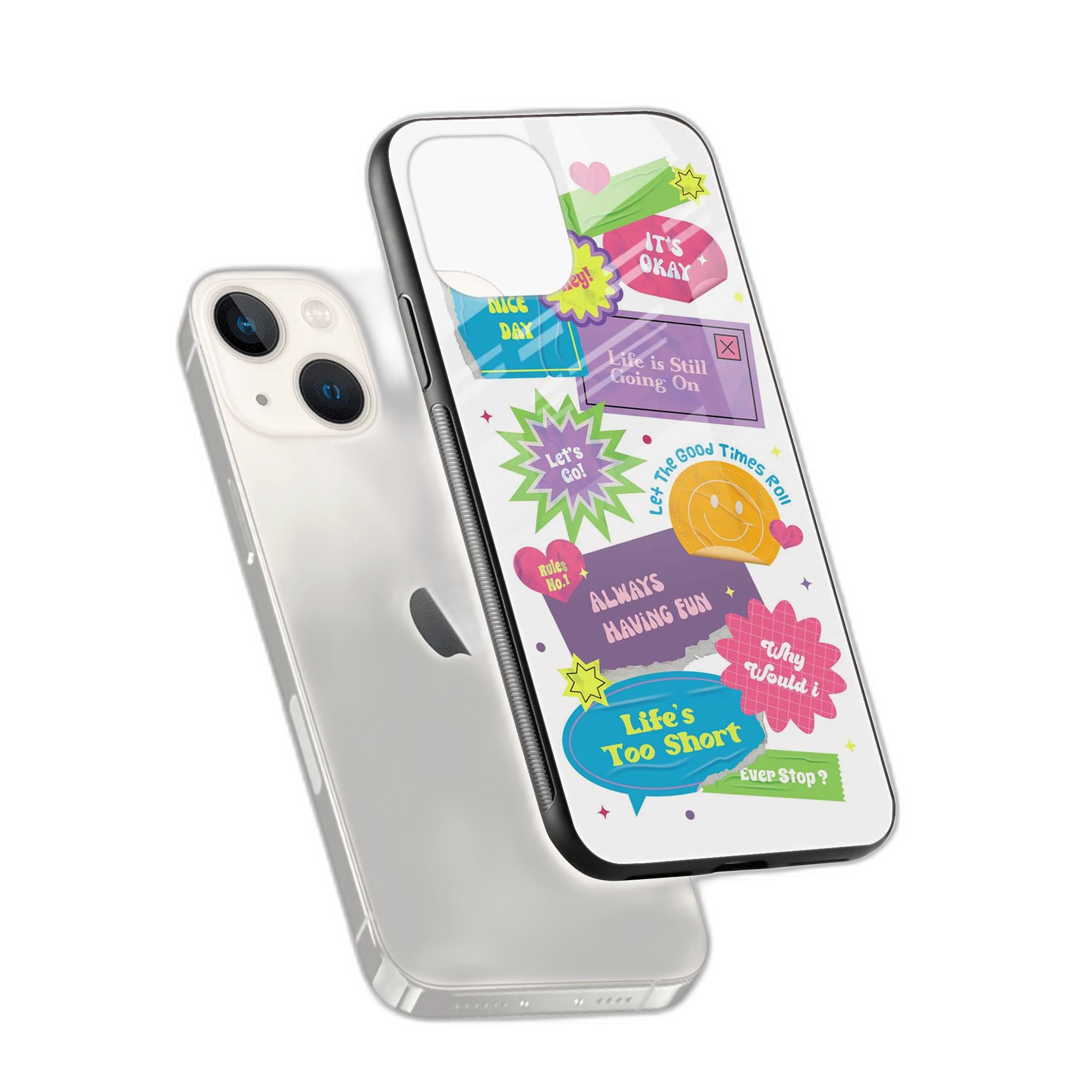 Having Fun iPhone 14 Case view 2