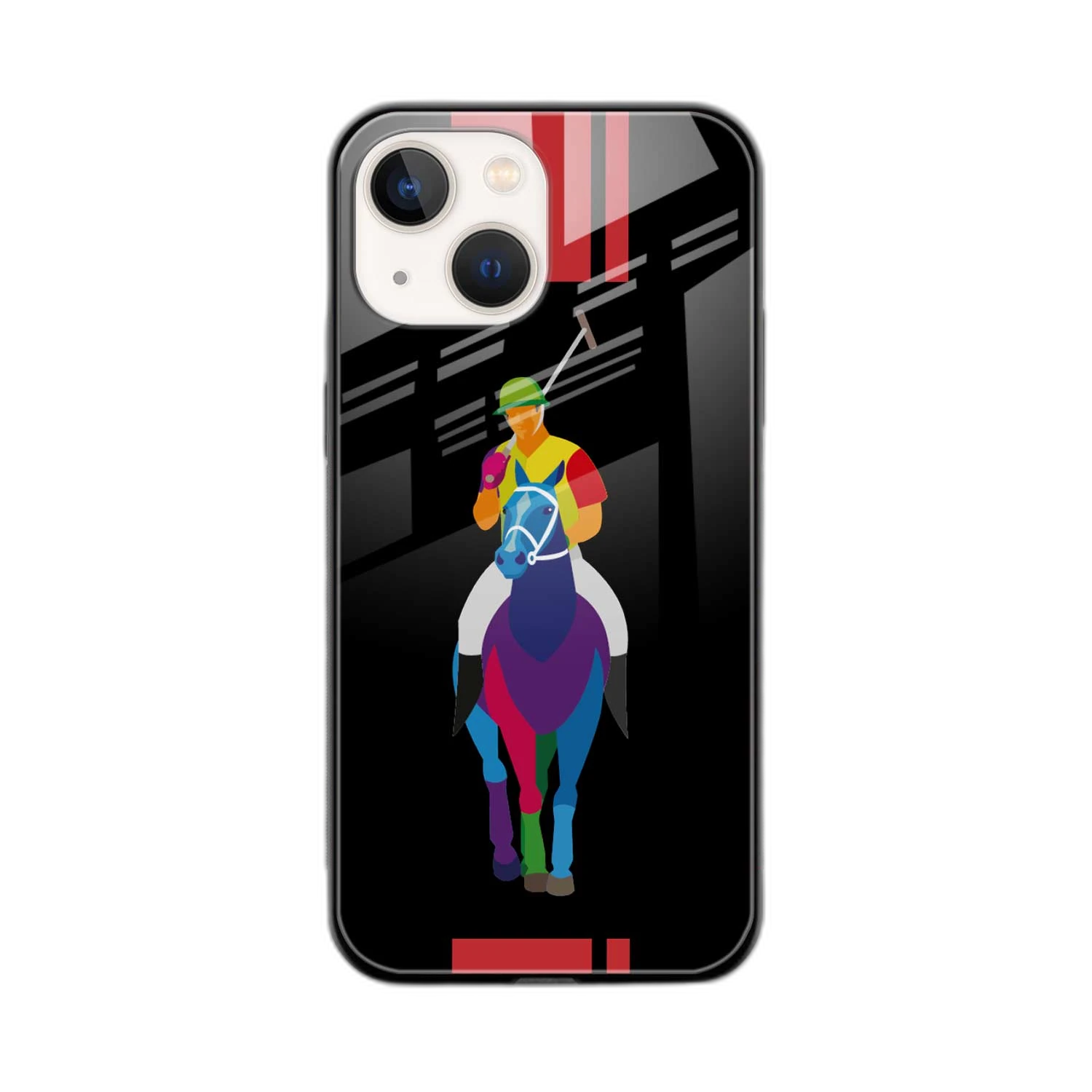 Multicolor Sant Barbara Polo Black iPhone 14 Case