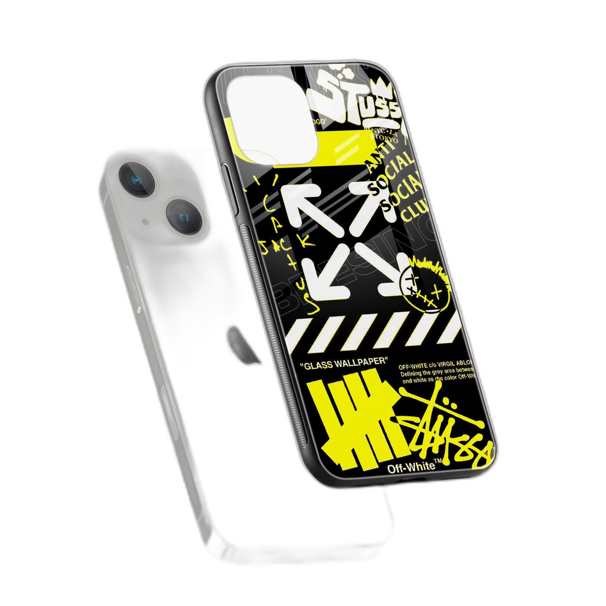 Neon Off White iPhone 15 Plus Back Cover view 2