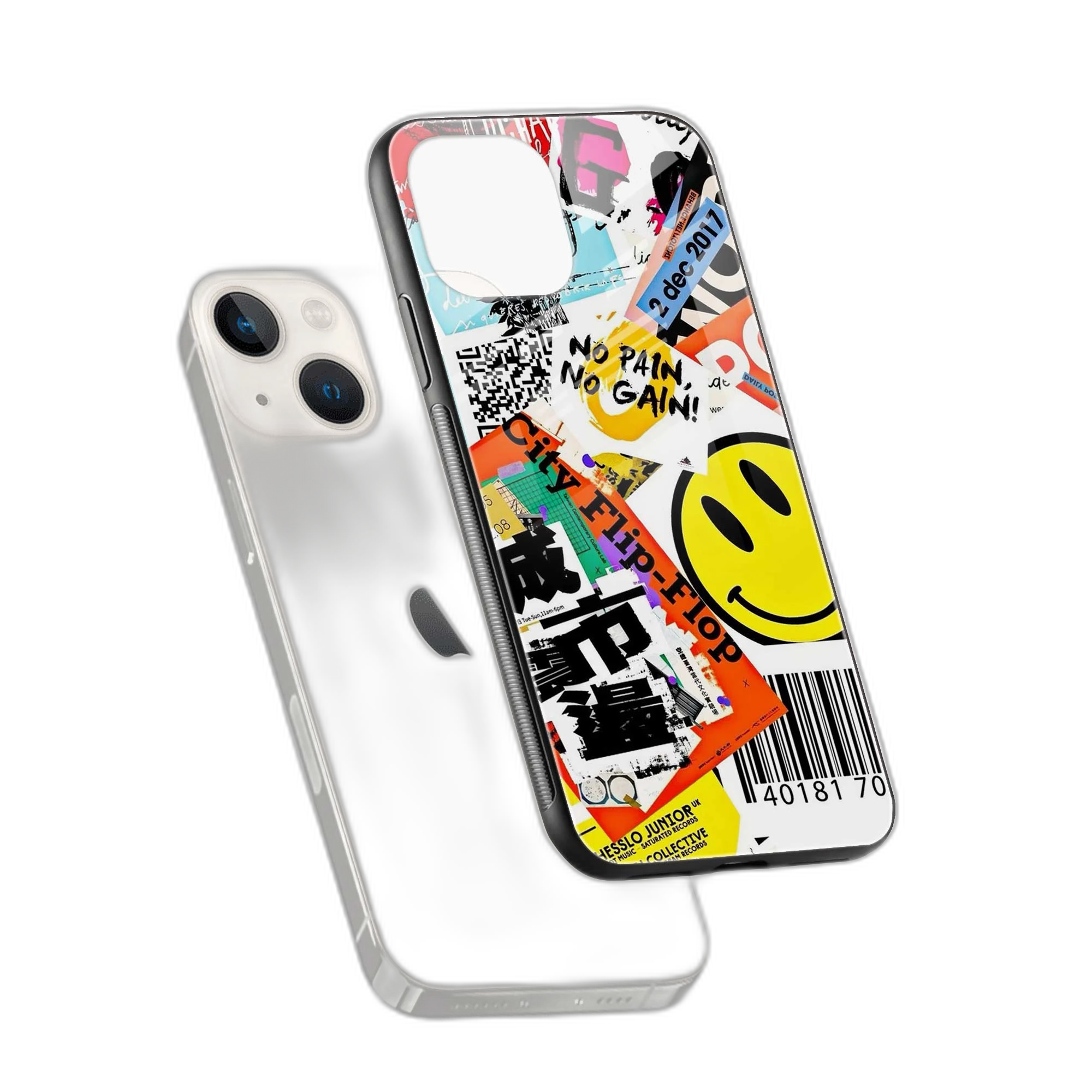 Smiley iPhone 15 Plus Back Cover view 2