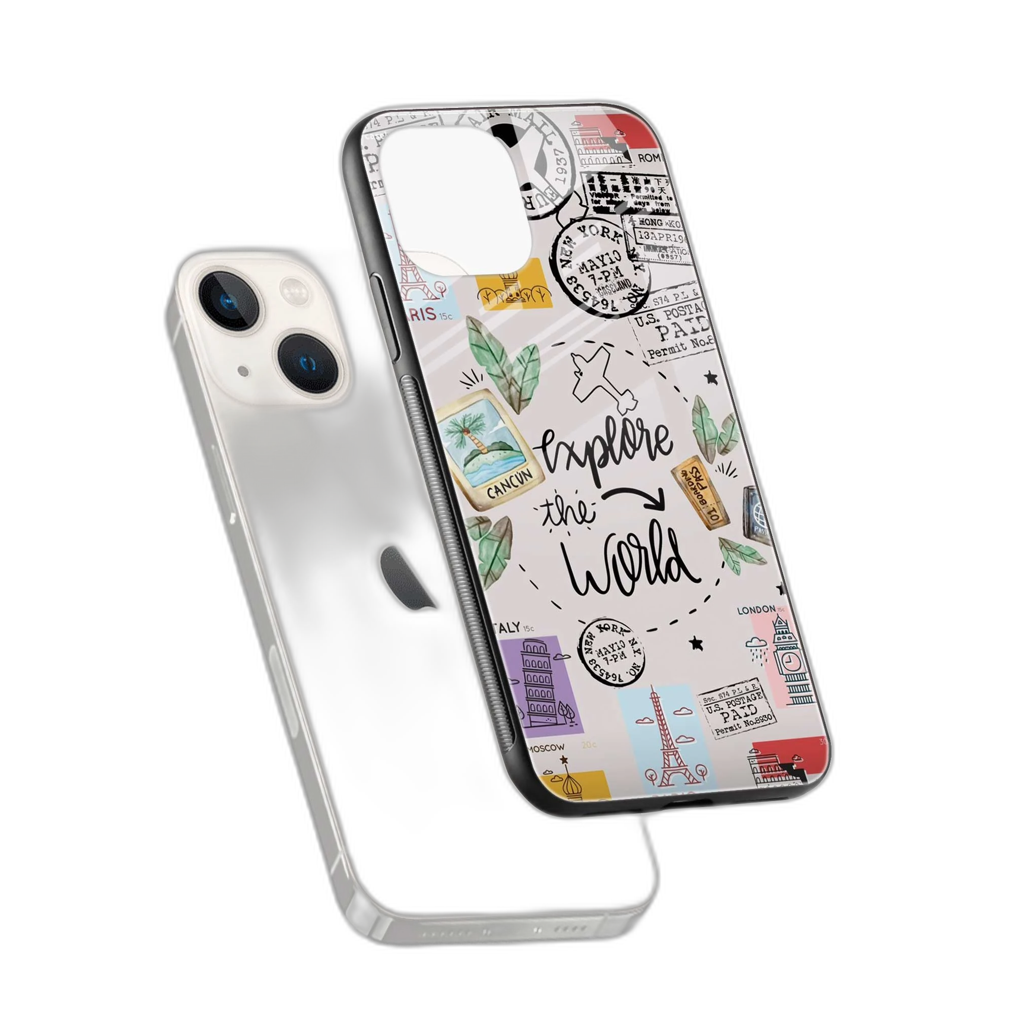 Explore The World iPhone 15 Back Cover view 2