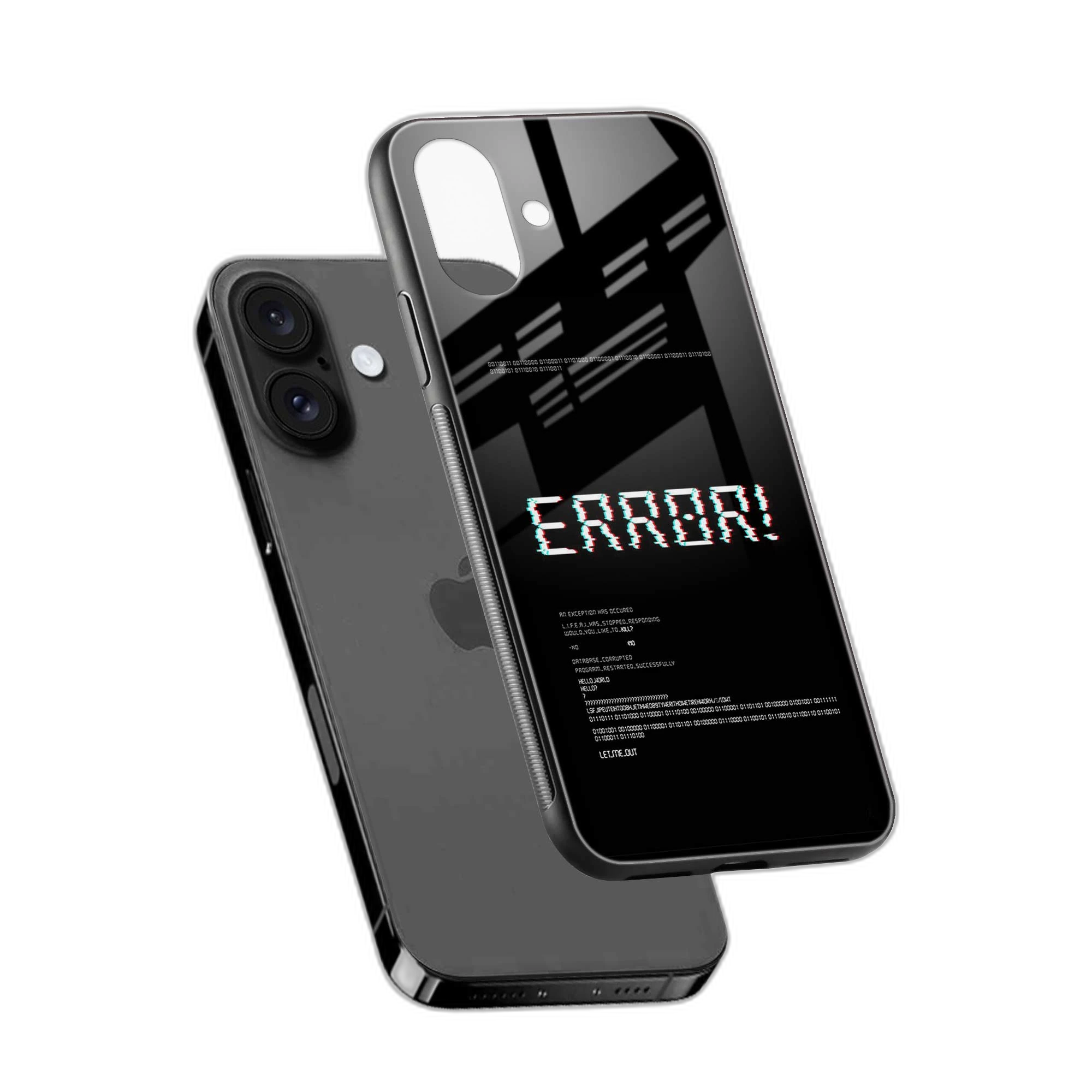 Error iPhone 16 Plus Back Cover view 2