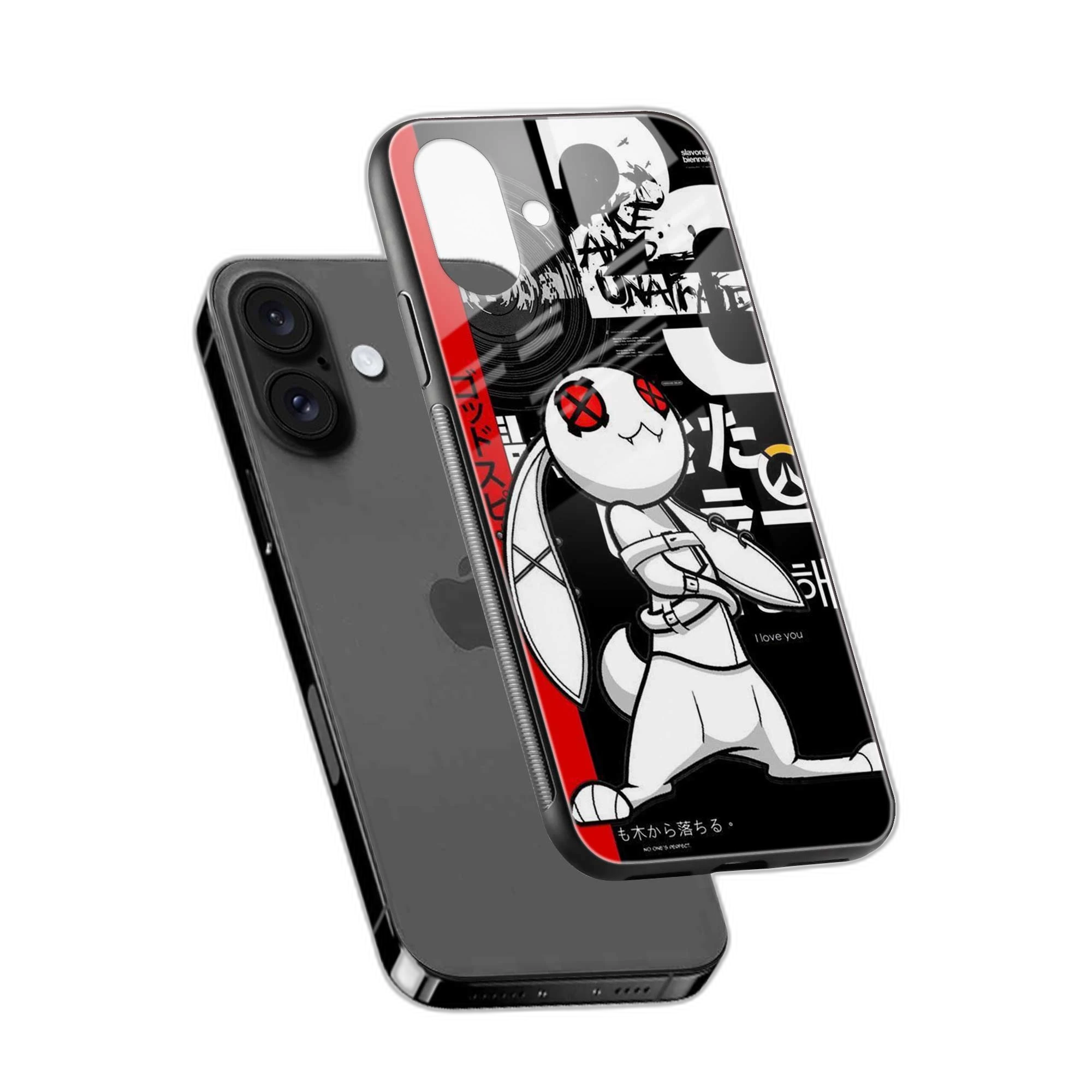 Evil Bunny iPhone 16 Plus Back Cover view 2