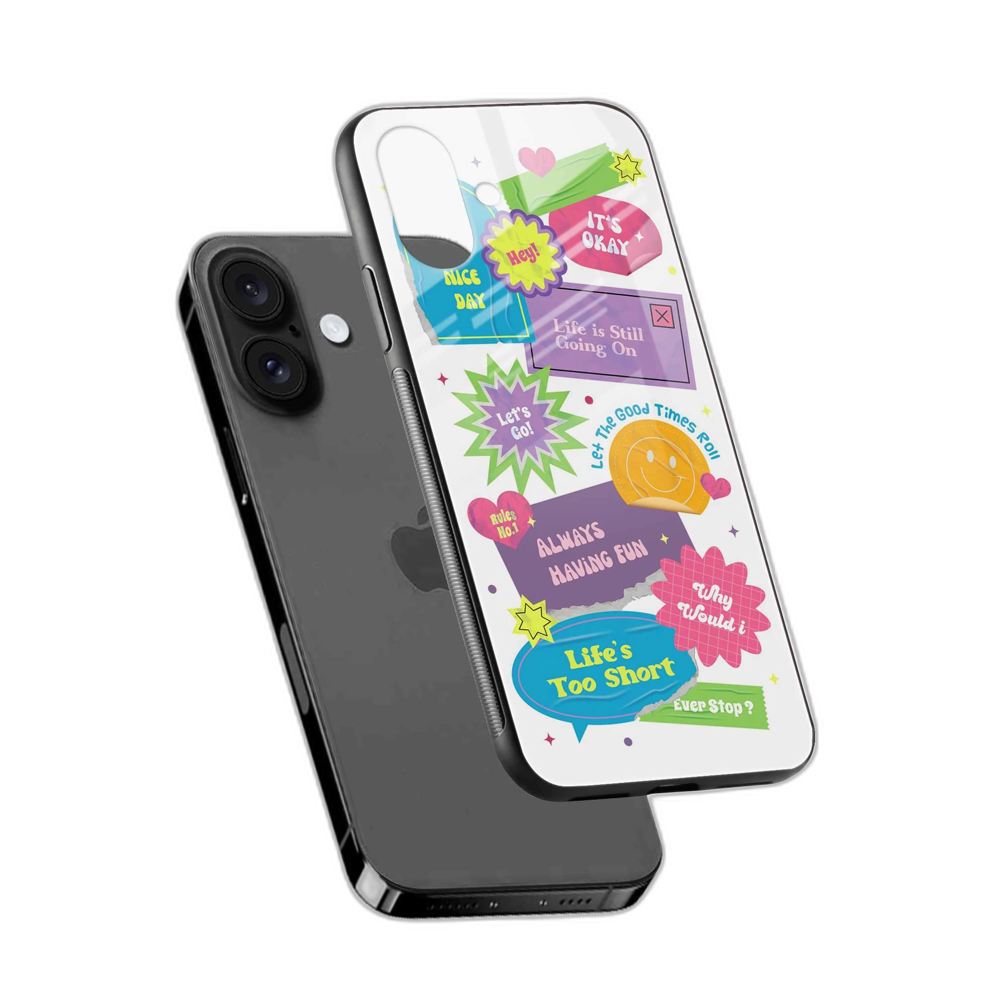 Having Fun iPhone 16 Plus Back Cover view 2